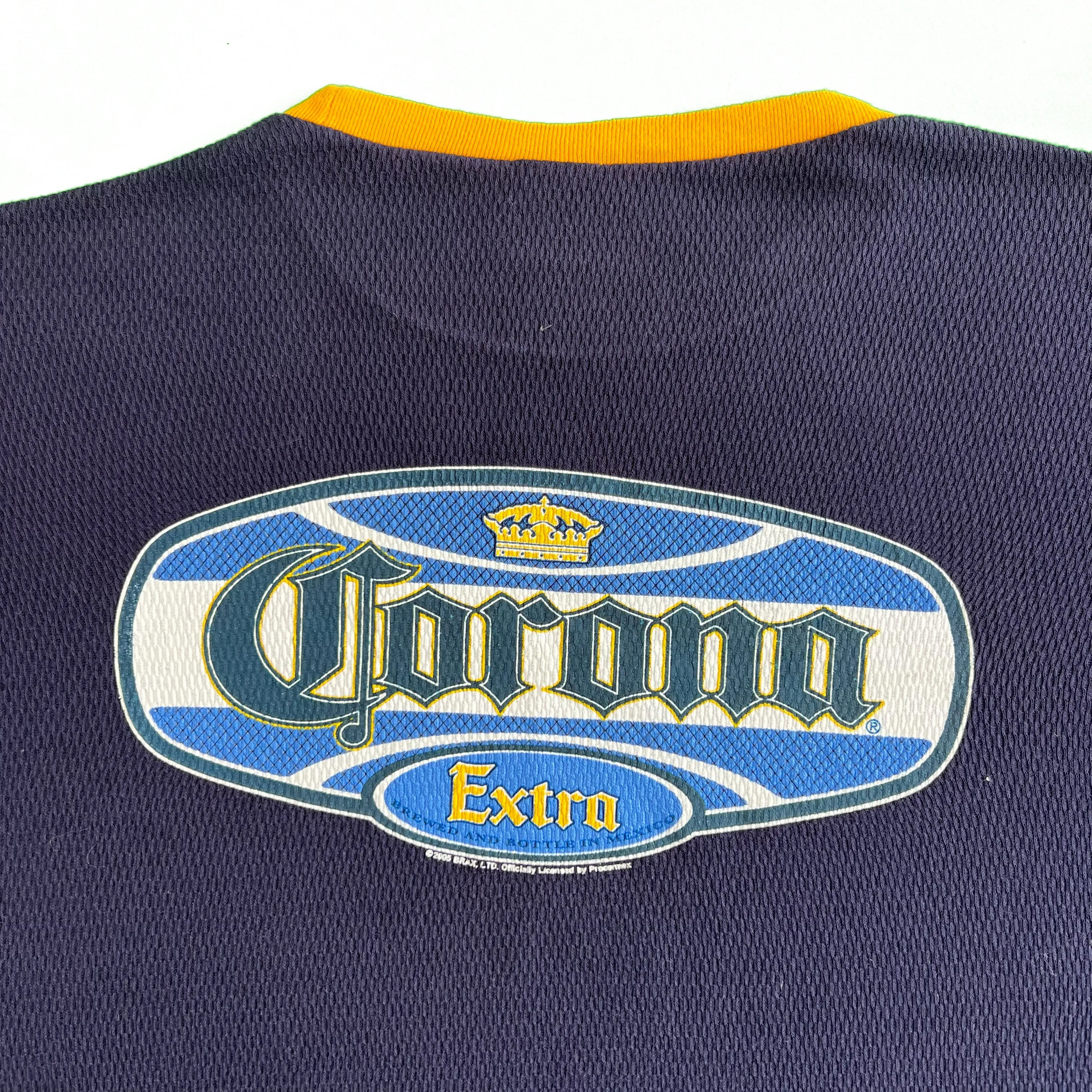 00s Corona Extra Waffle Knit Thermal Shirt-