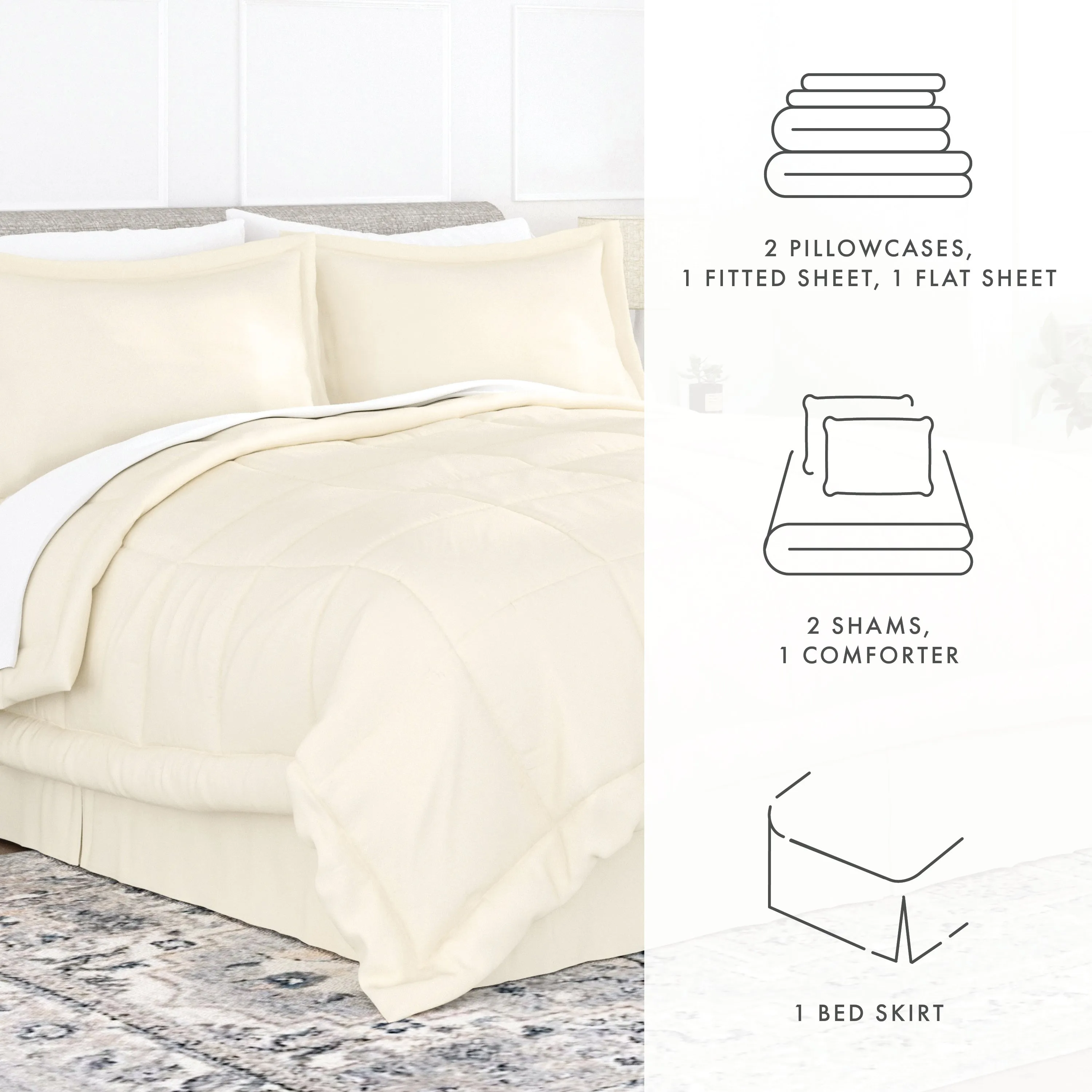 8-Piece Down-Alternative Comforter Set (Sale)