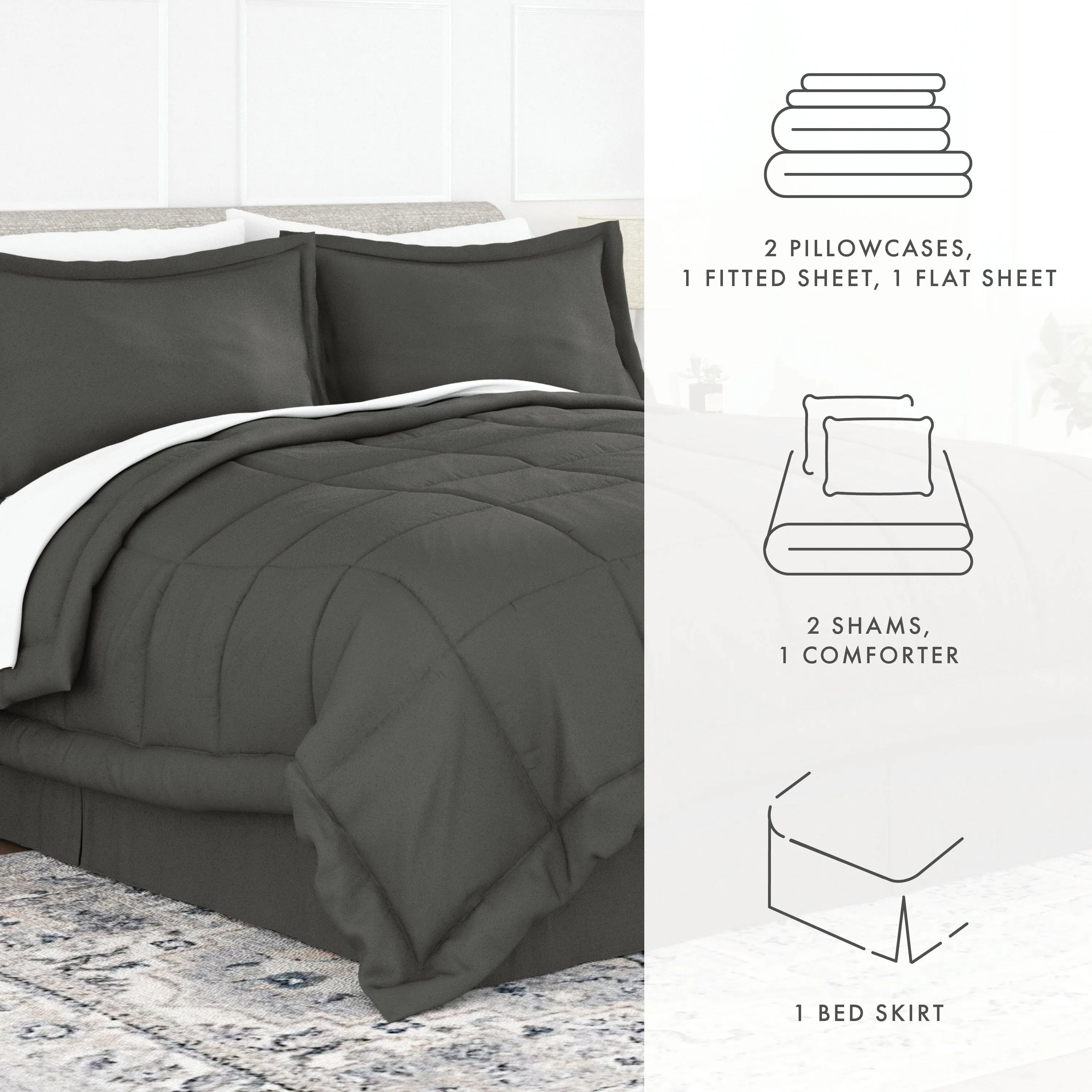 8-Piece Down-Alternative Comforter Set (Sale)