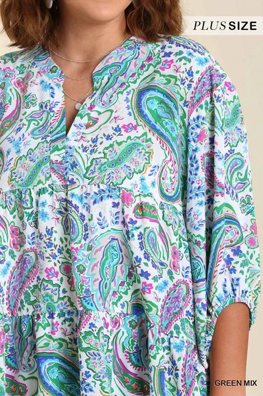 A Perfect Day Paisley Blouse