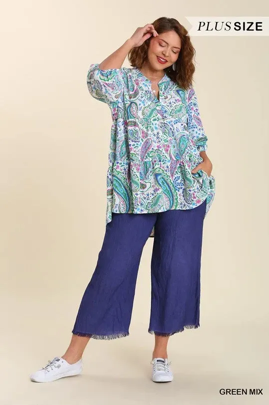 A Perfect Day Paisley Blouse