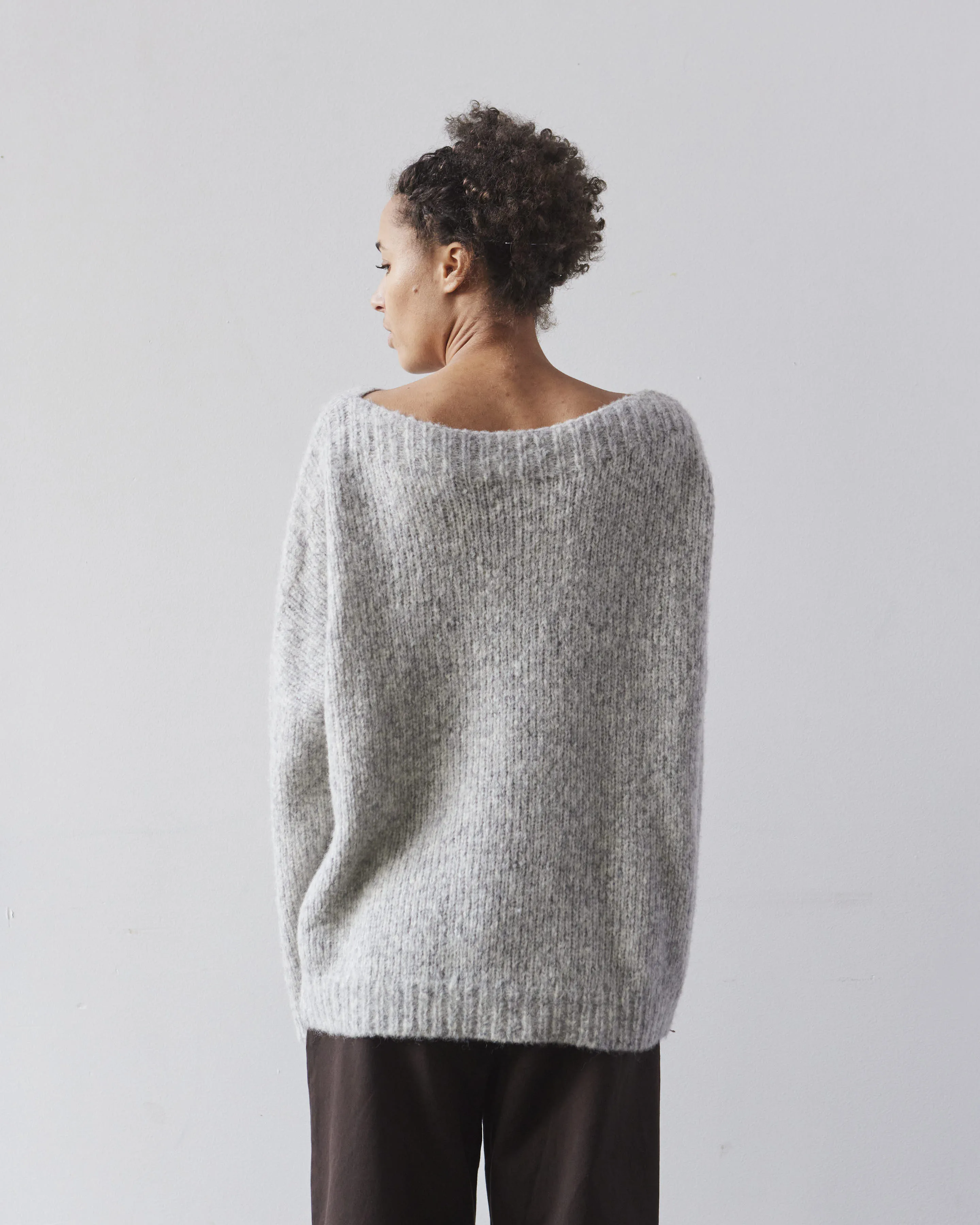 Atelier Delphine Tere Sweater Melange, Water Sky