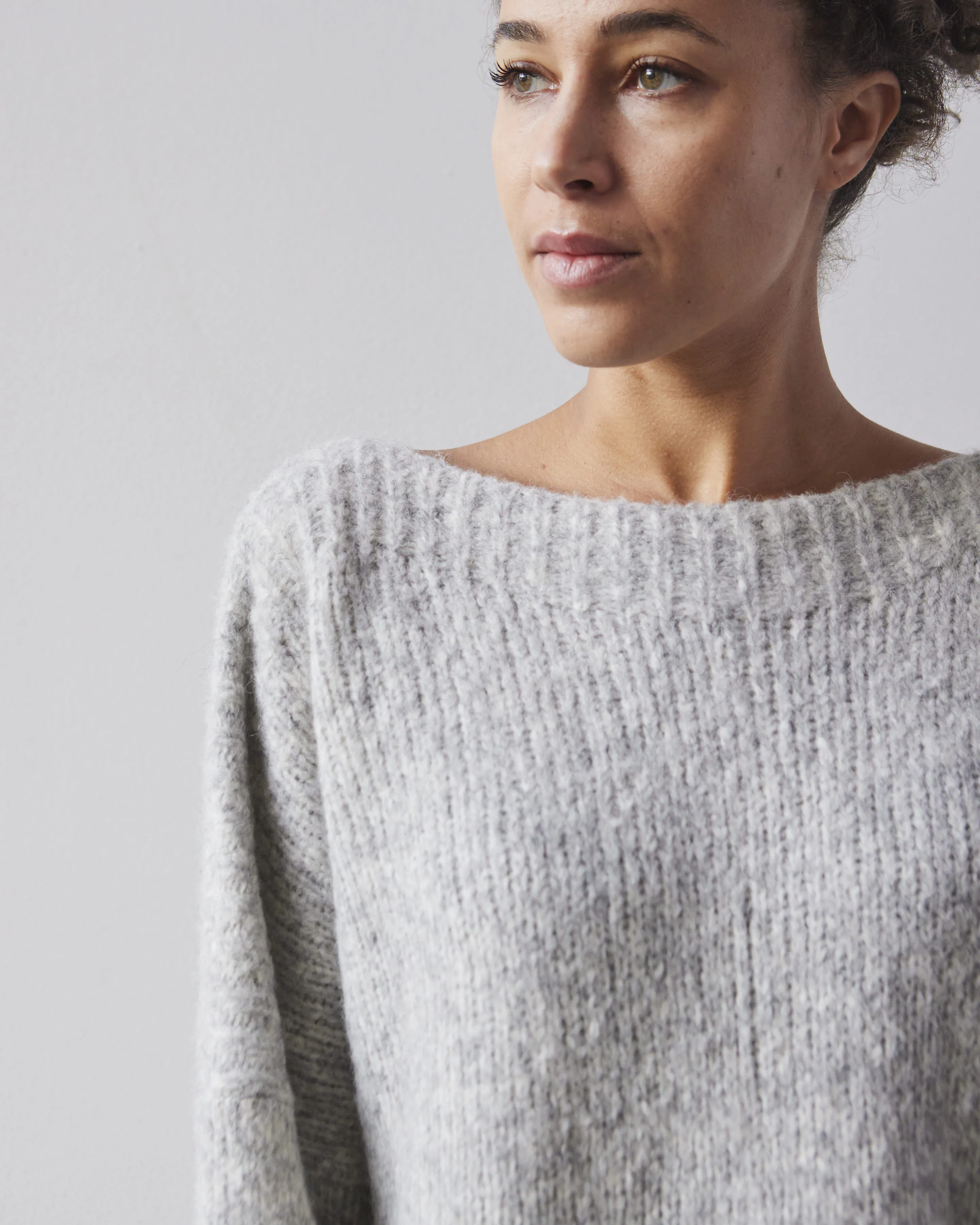 Atelier Delphine Tere Sweater Melange, Water Sky