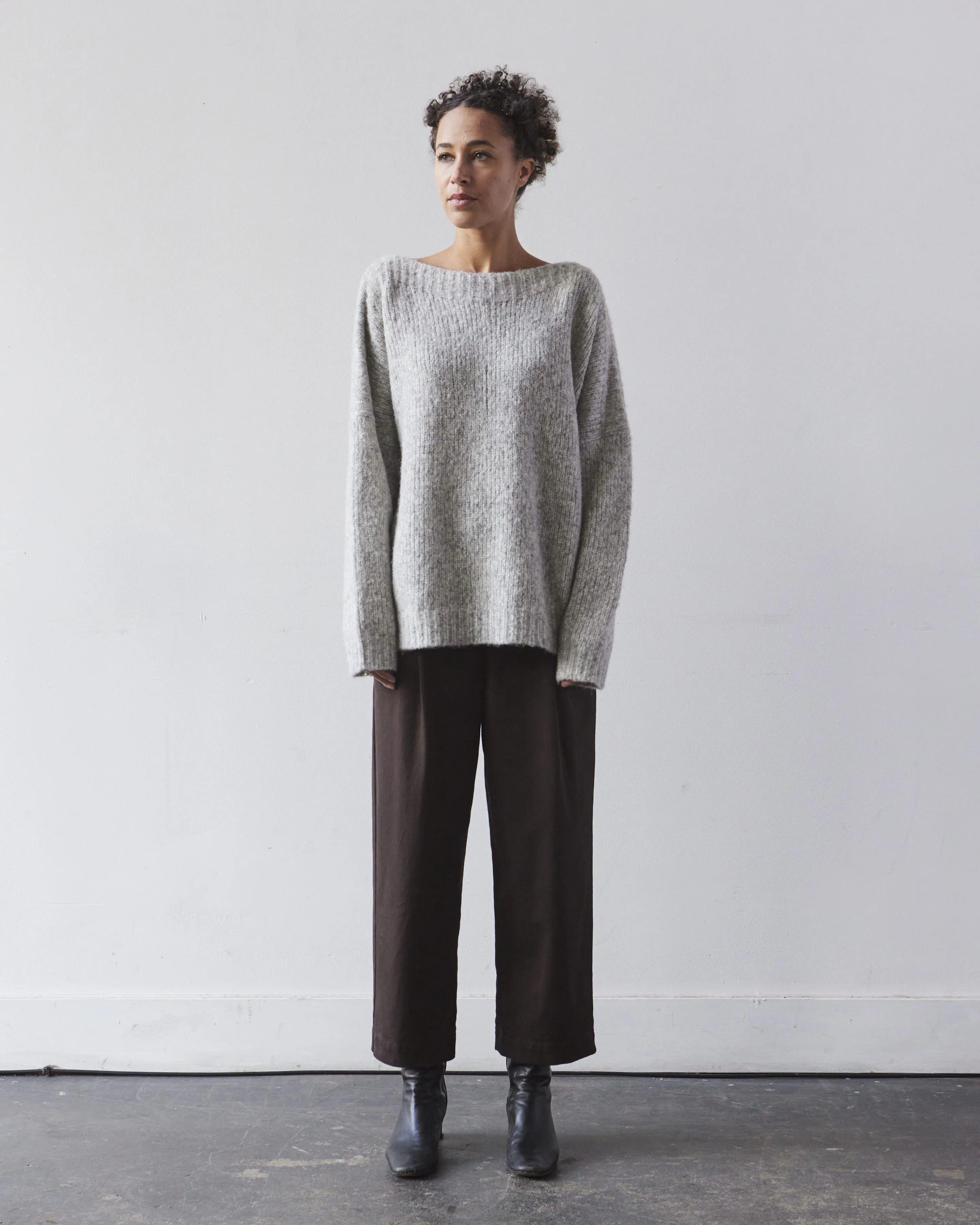 Atelier Delphine Tere Sweater Melange, Water Sky