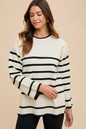 Audrey Loose Fit Block Sweater