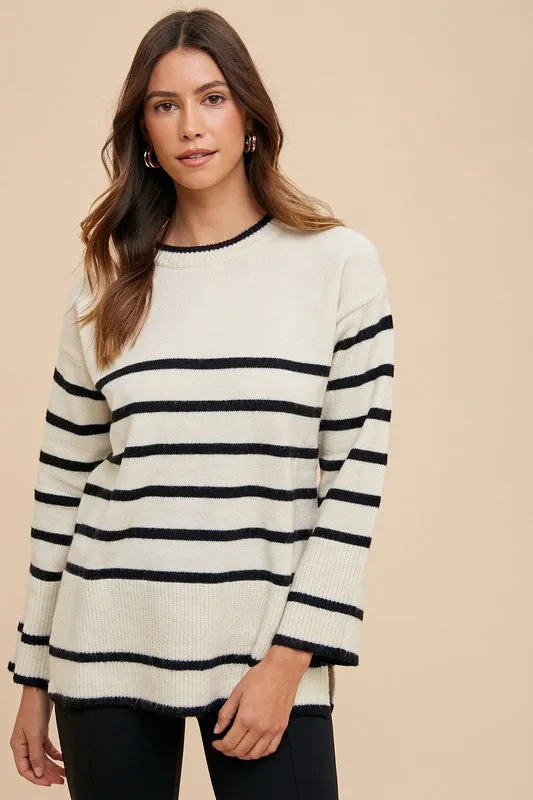 Audrey Loose Fit Block Sweater