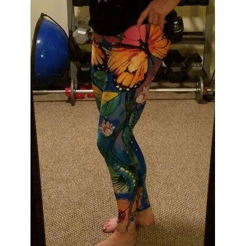 Blue Metamorphosis Leggings