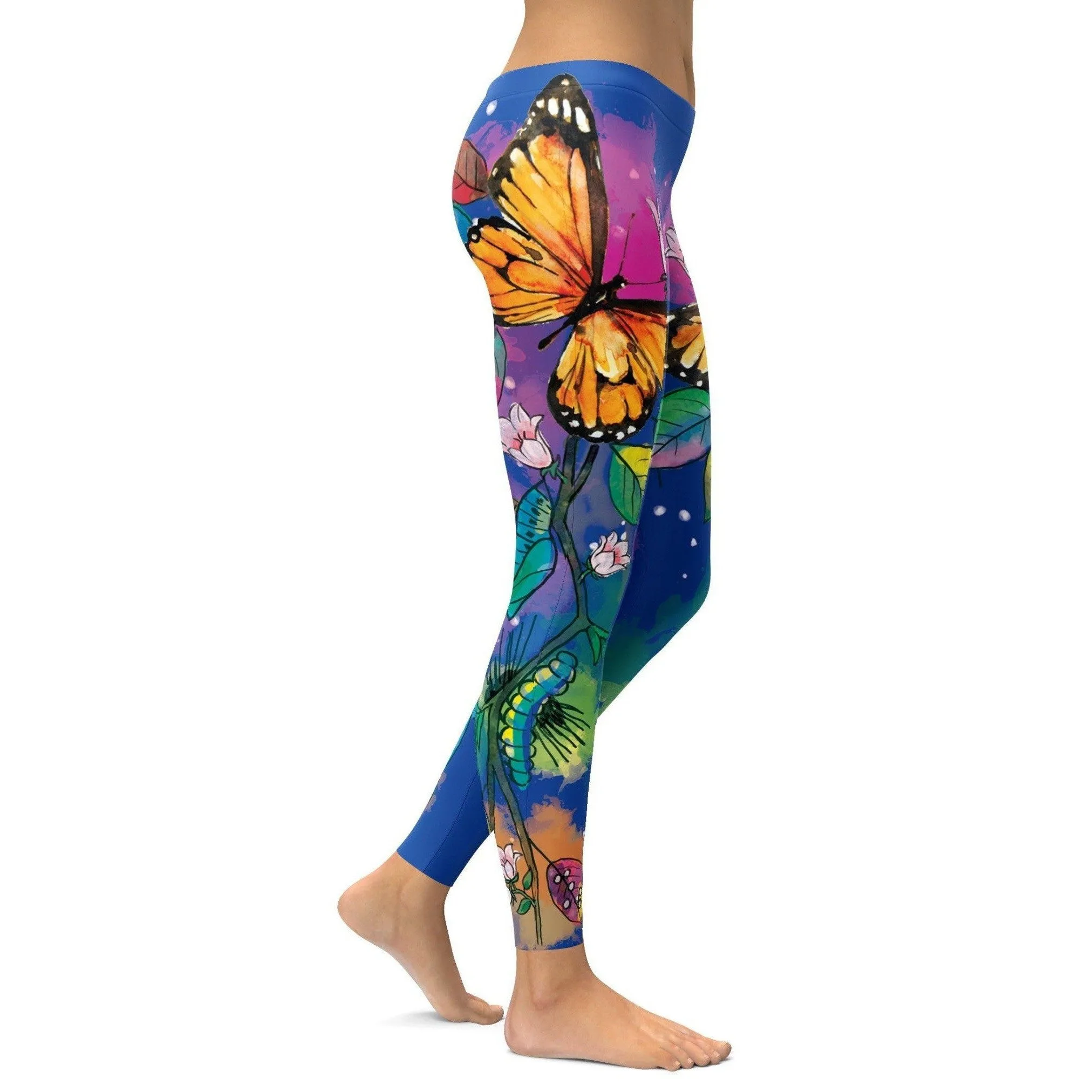 Blue Metamorphosis Leggings