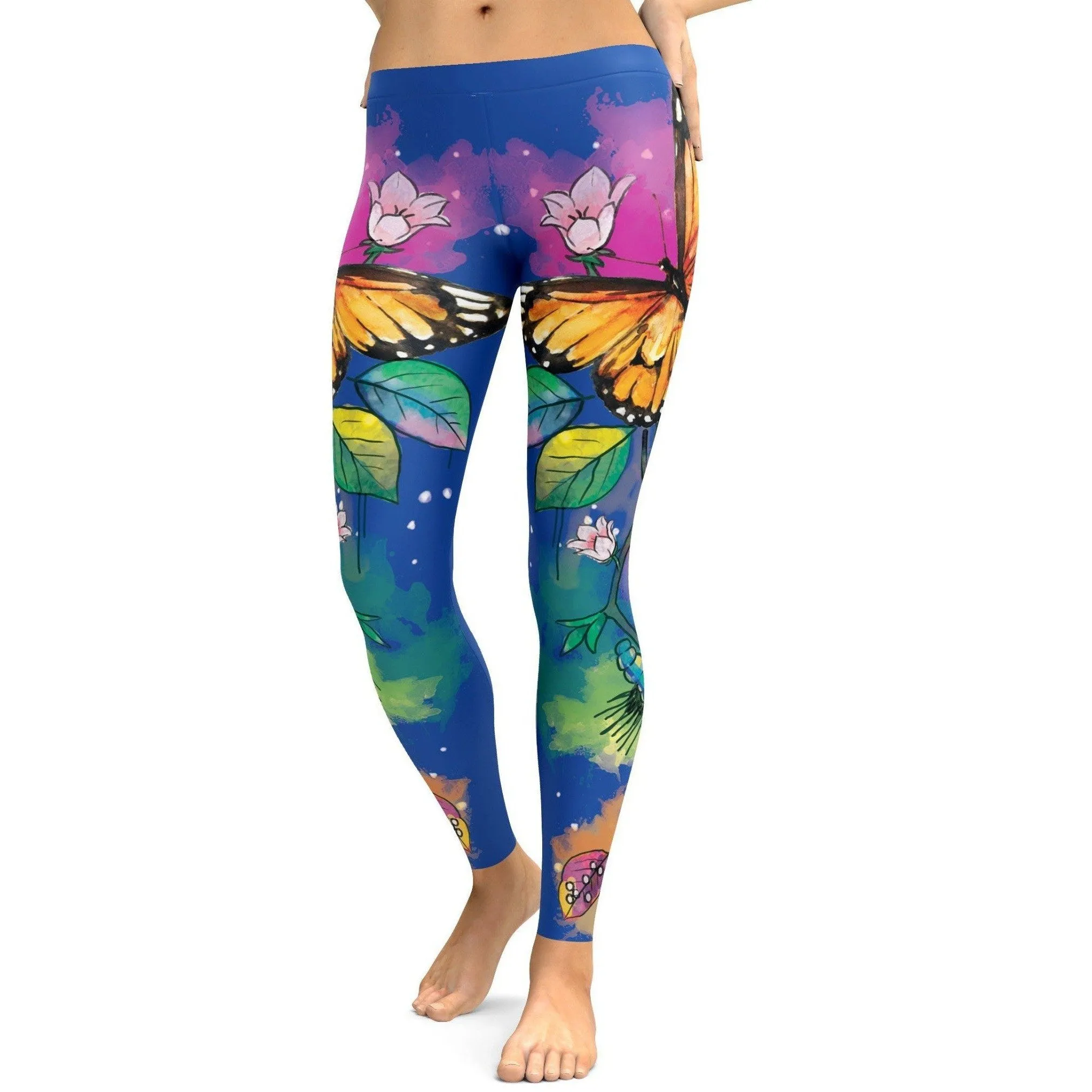 Blue Metamorphosis Leggings