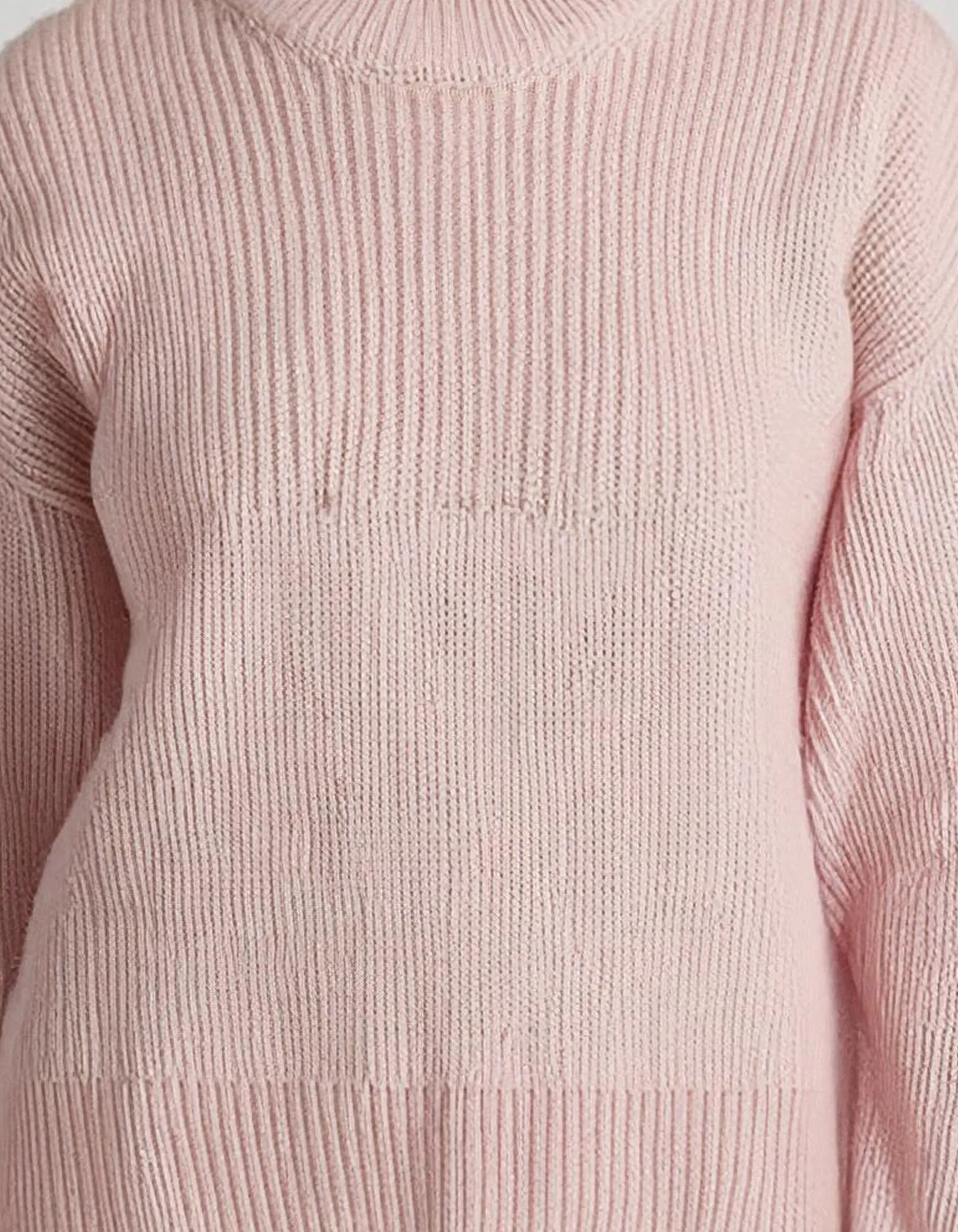 Blush Pink Crewneck Sweater