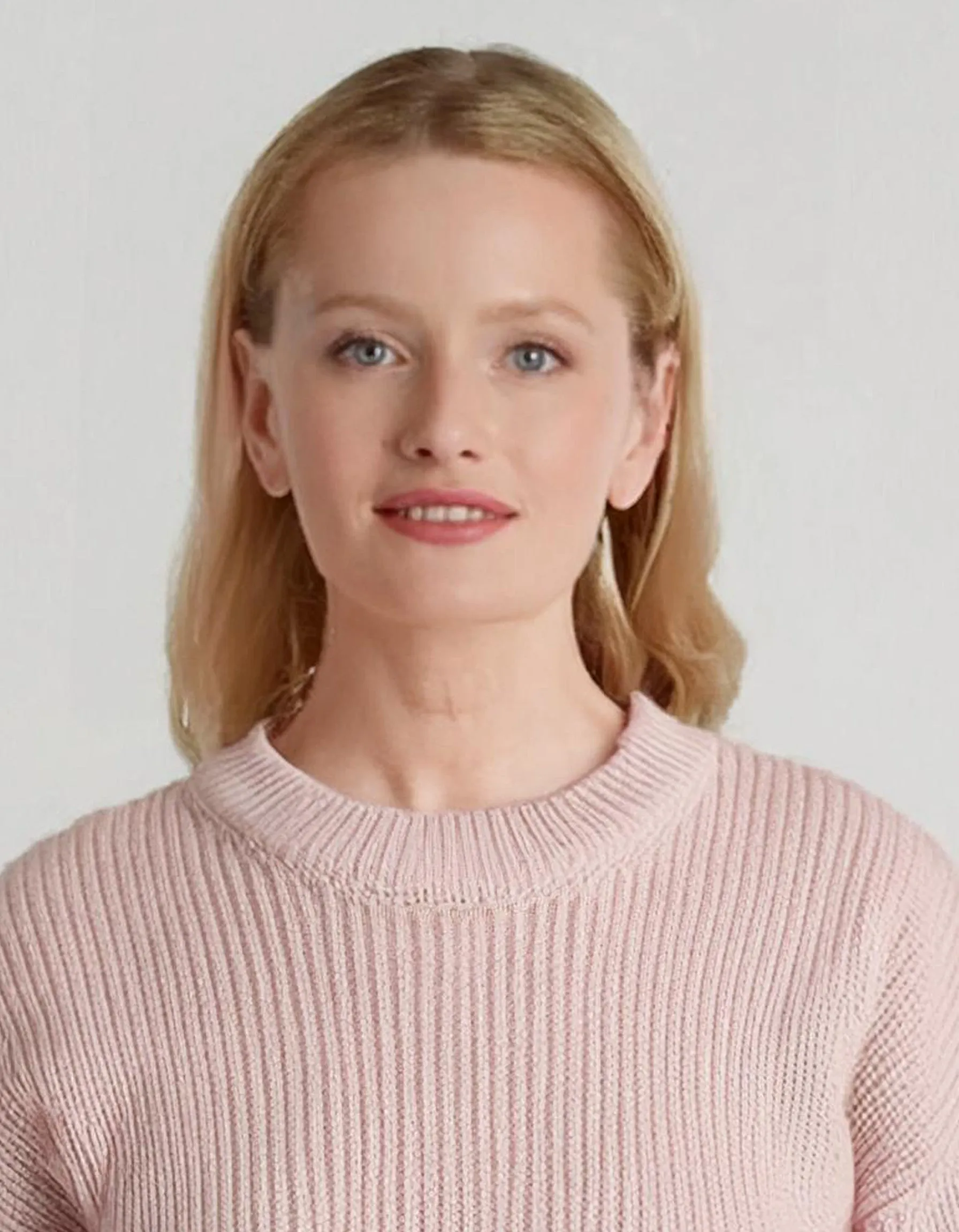 Blush Pink Crewneck Sweater