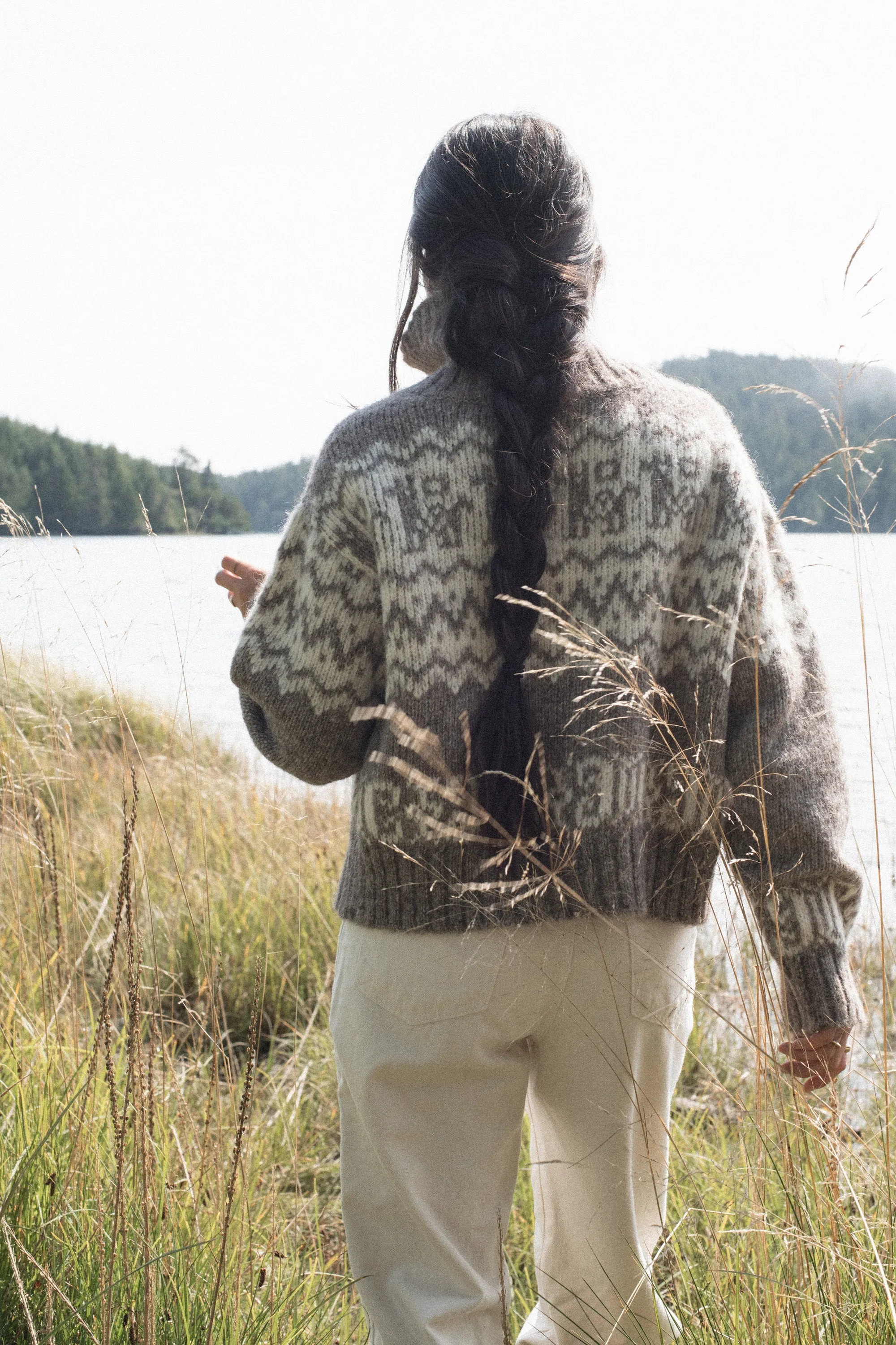 Cabin Cardi, Alpaca Cotton, Shrub