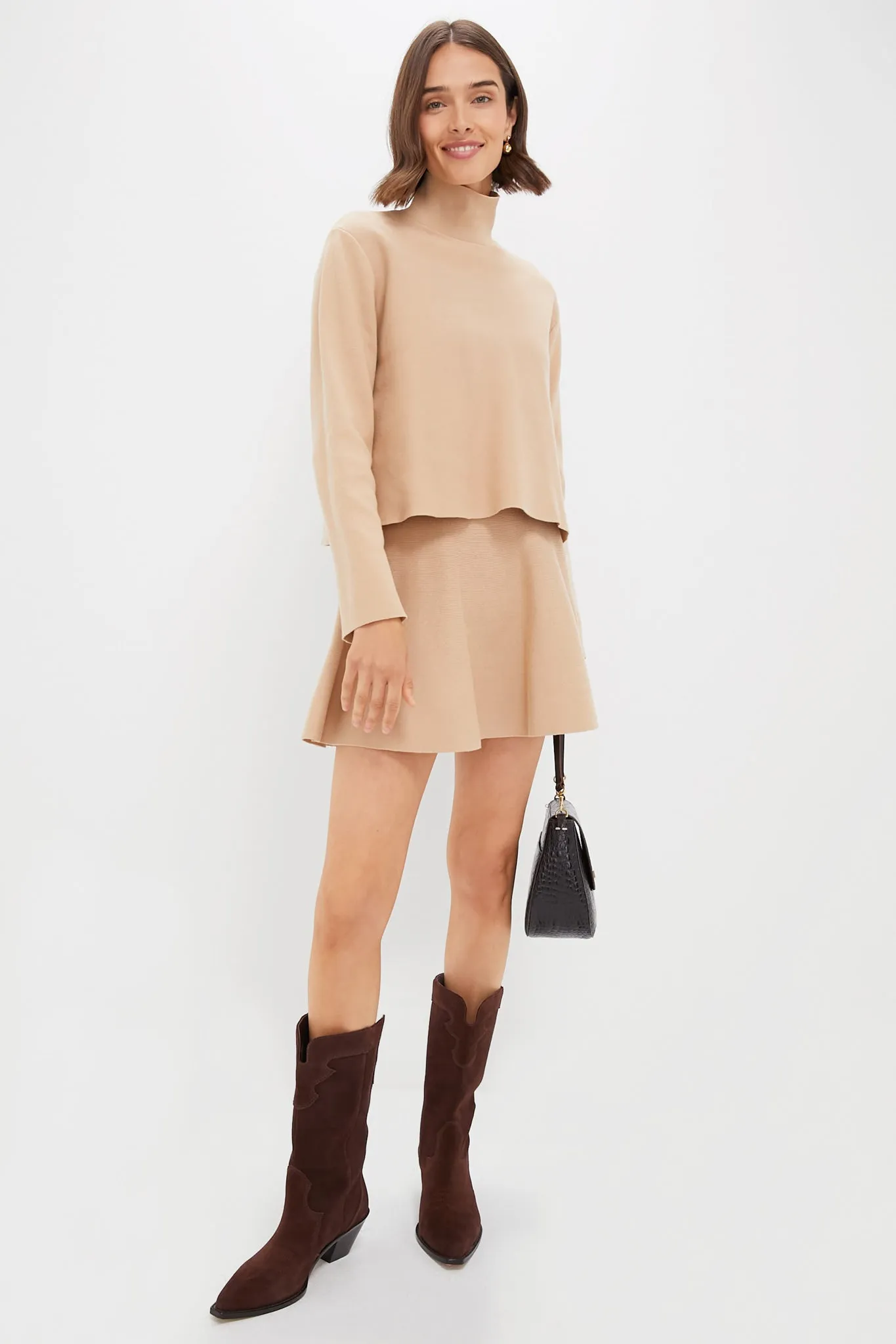 Camel Knit Kimberly Sweater