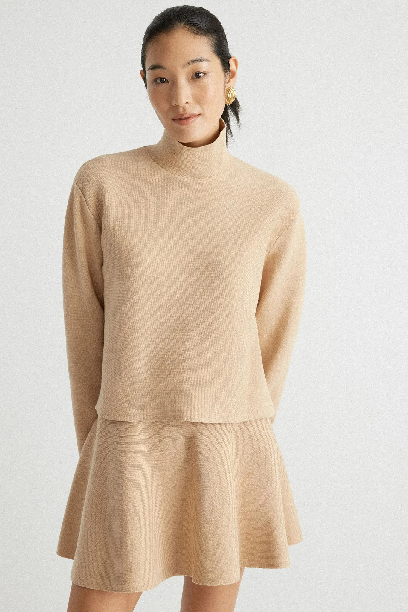 Camel Knit Kimberly Sweater