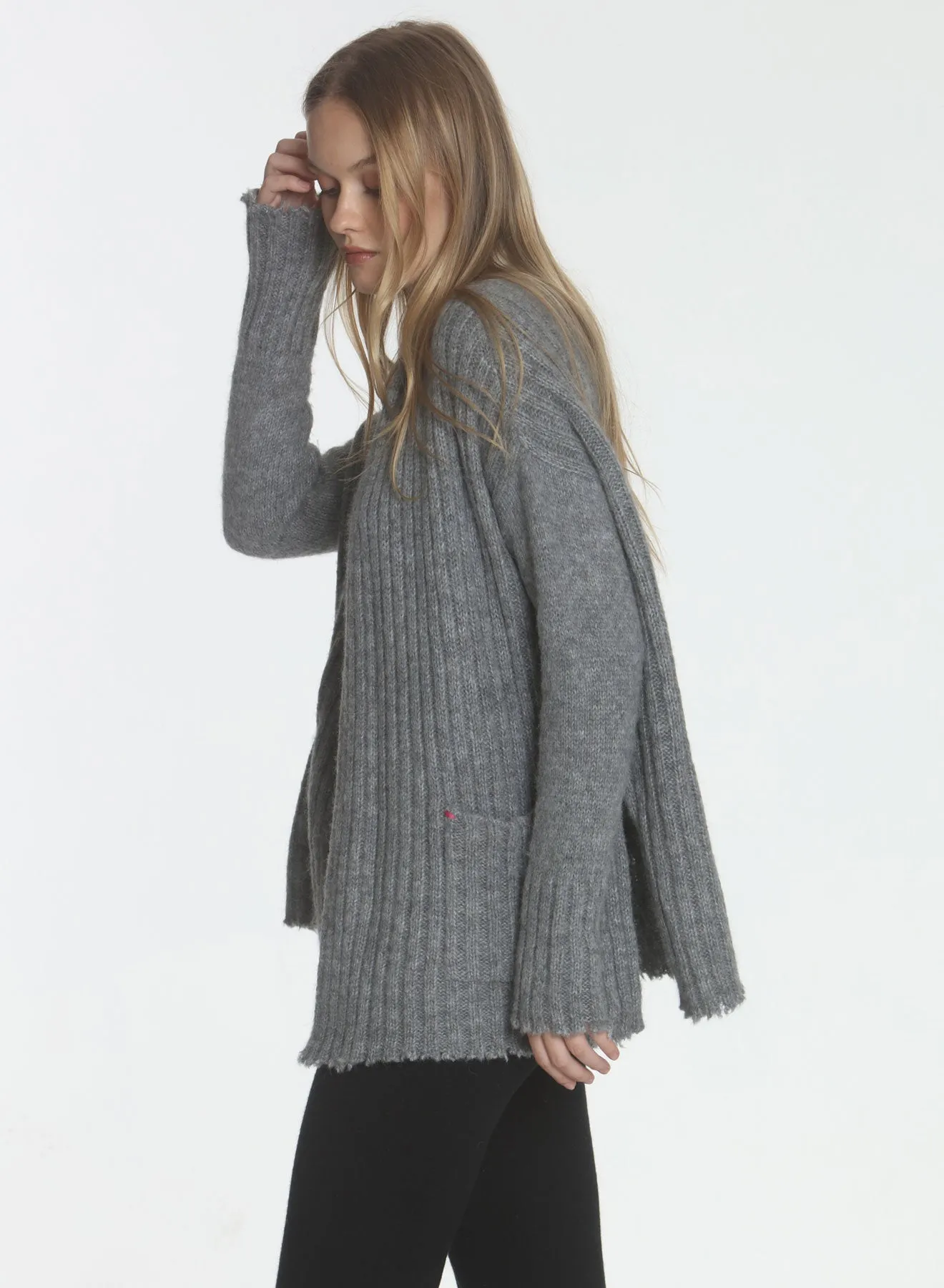 Coco Cozy Cardigan - Grey