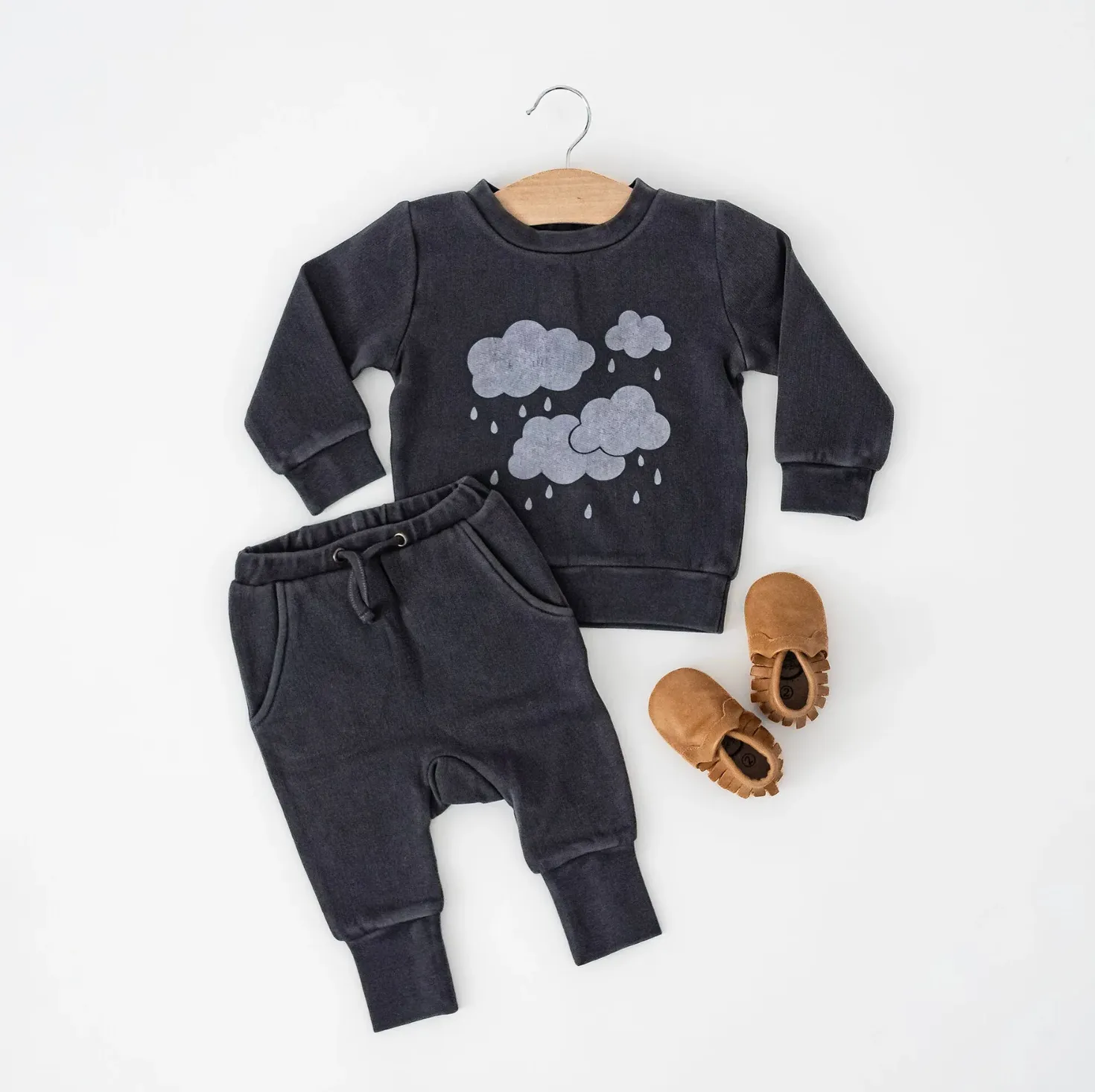 Cozy Graphic Sweatshirt & Jogger Set