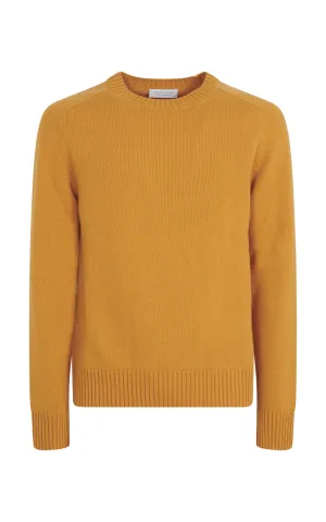 Daniel Knit Sweater in Golden Birch Cashmere