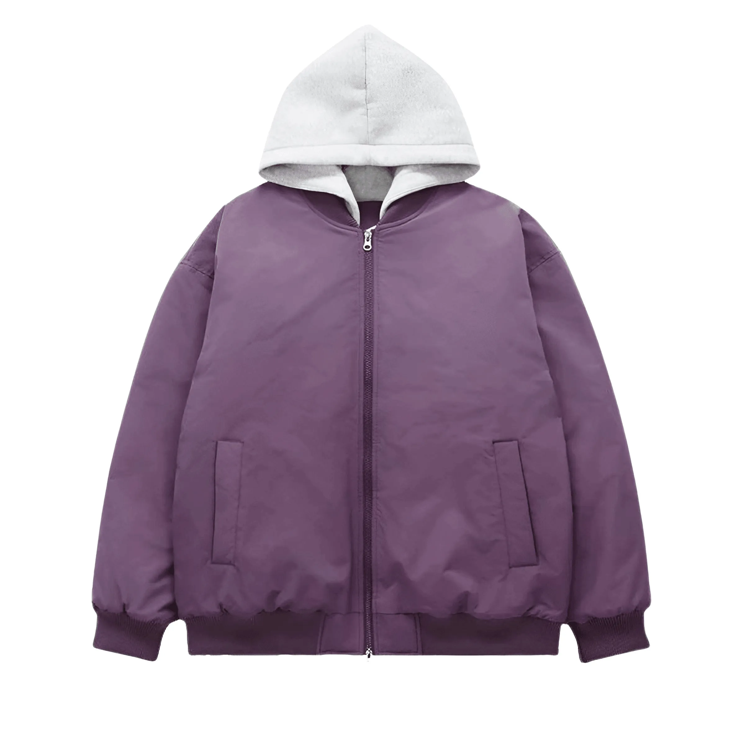 Detachable Hooded Bomber Coats For Men and Women