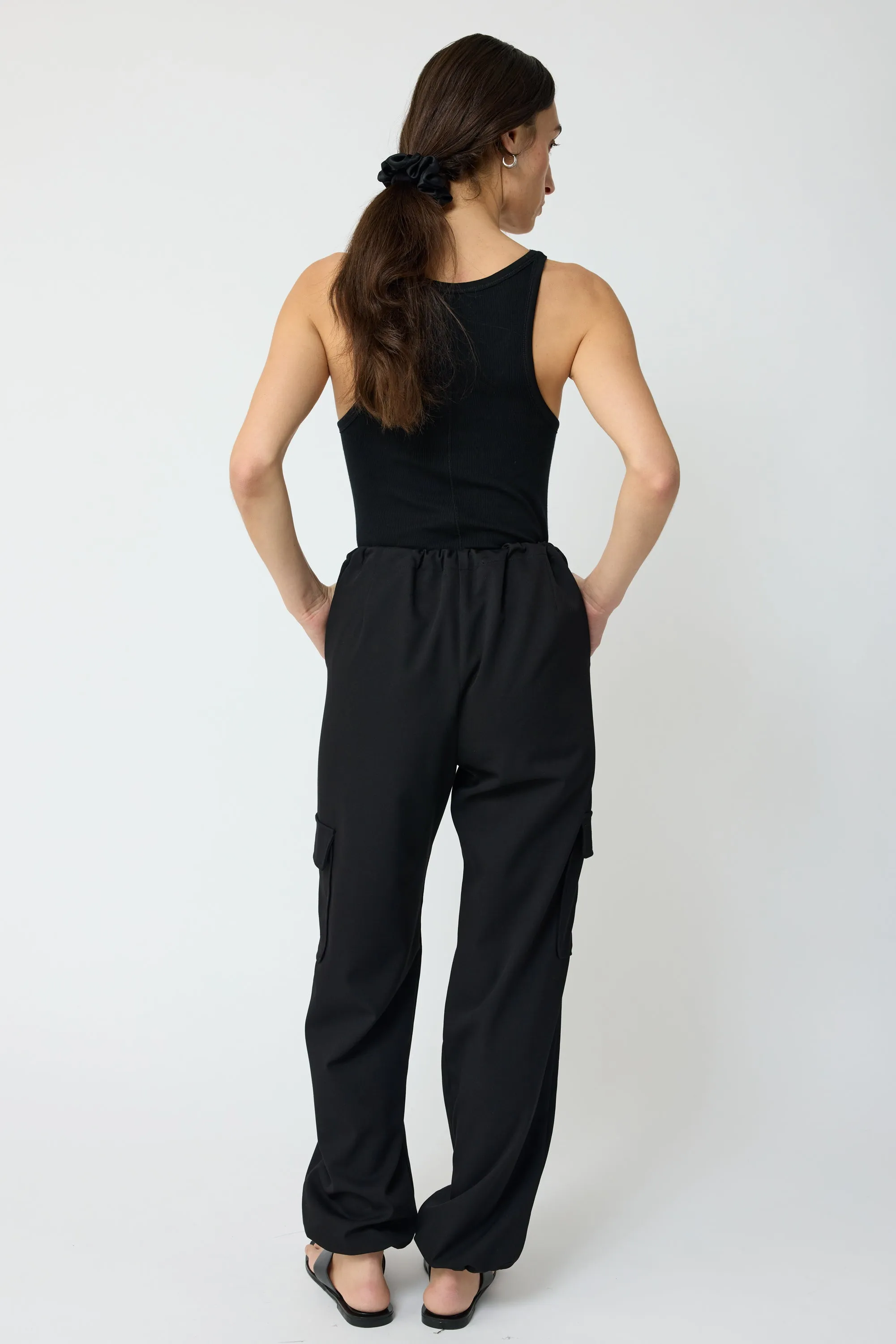 Elastic Ankle Cargo Pants