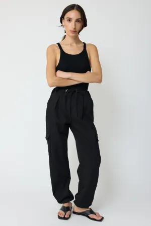 Elastic Ankle Cargo Pants