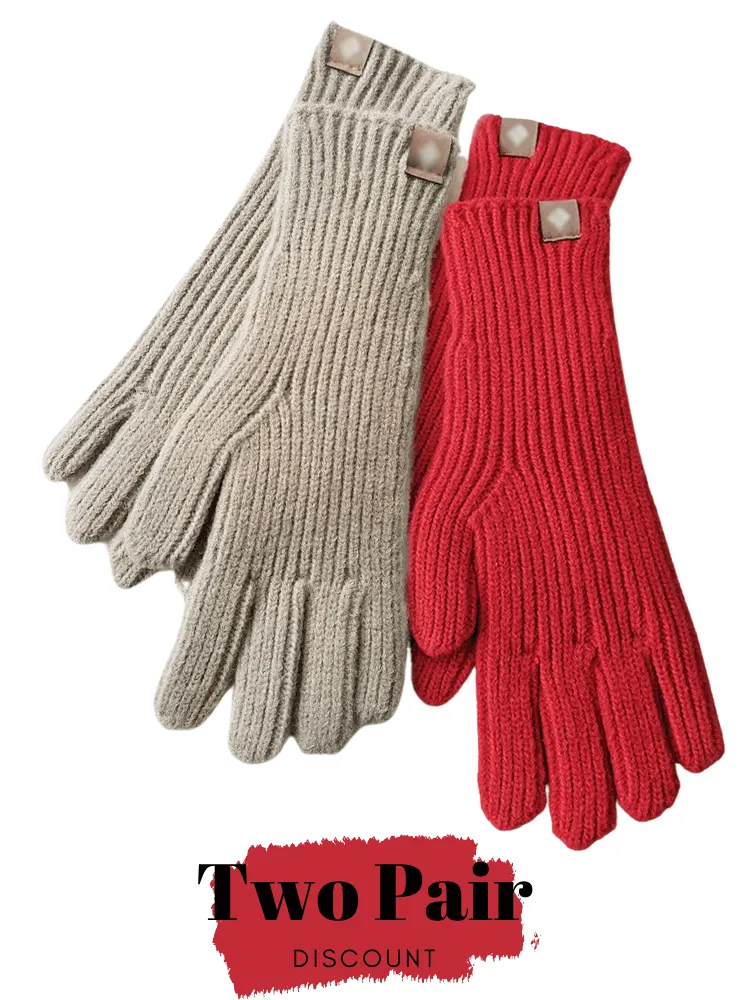 Elegant Warm Women's Touchscreen Gloves - In 10 Chic Colors!