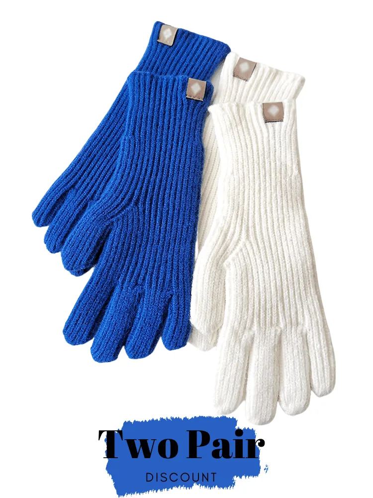 Elegant Warm Women's Touchscreen Gloves - In 10 Chic Colors!