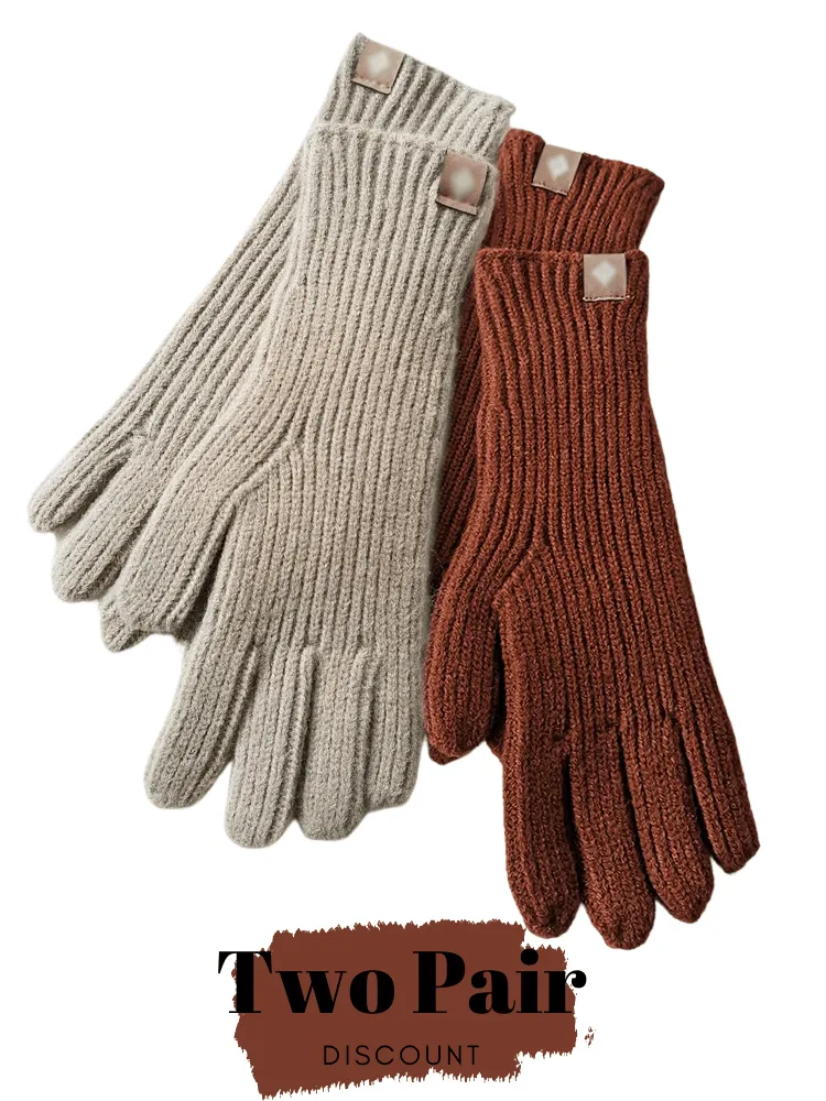 Elegant Warm Women's Touchscreen Gloves - In 10 Chic Colors!