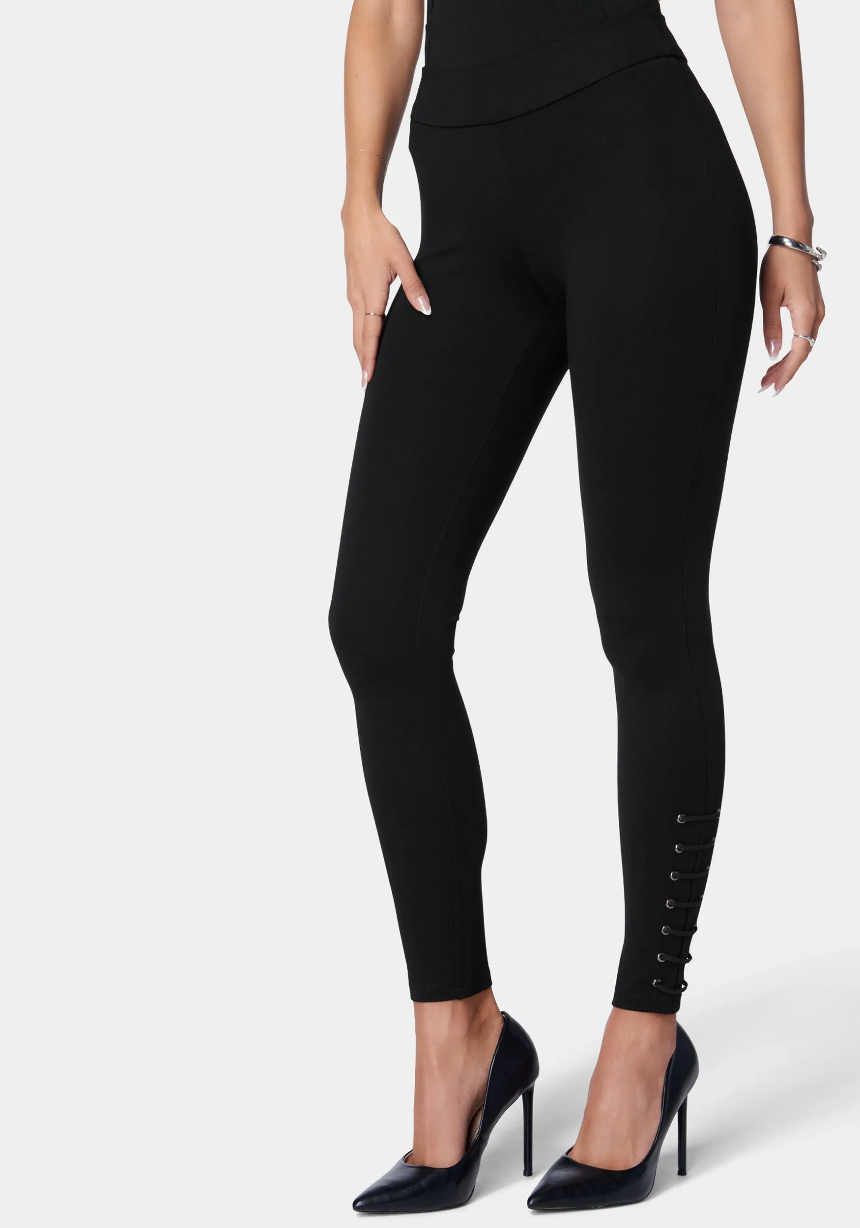 Eyelet Hem Detail Pdr Legging