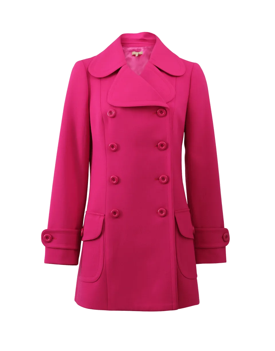 Flap Pocket Pea Coat