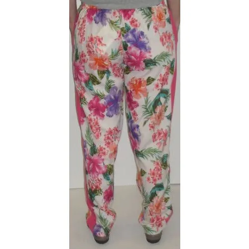 Floral Pants - Pink Floral