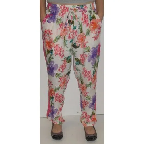 Floral Pants - Pink Floral