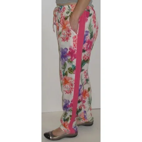 Floral Pants - Pink Floral