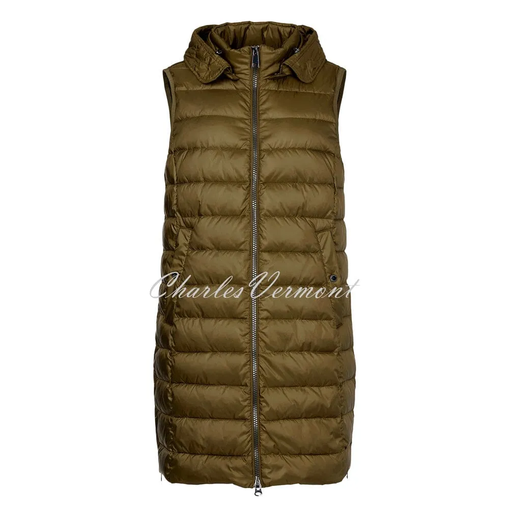 Frandsen Padded Longline Gilet - Style 333-321-88 (Dark Olive)