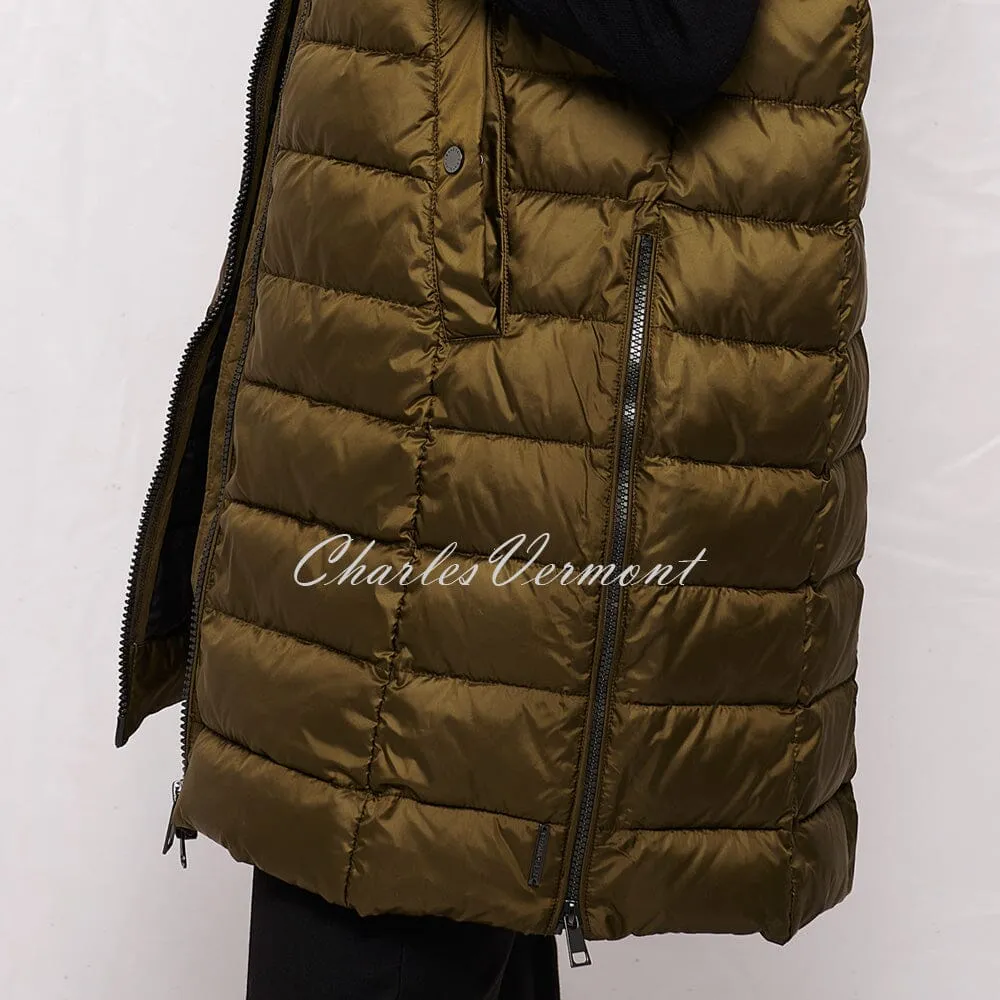 Frandsen Padded Longline Gilet - Style 333-321-88 (Dark Olive)