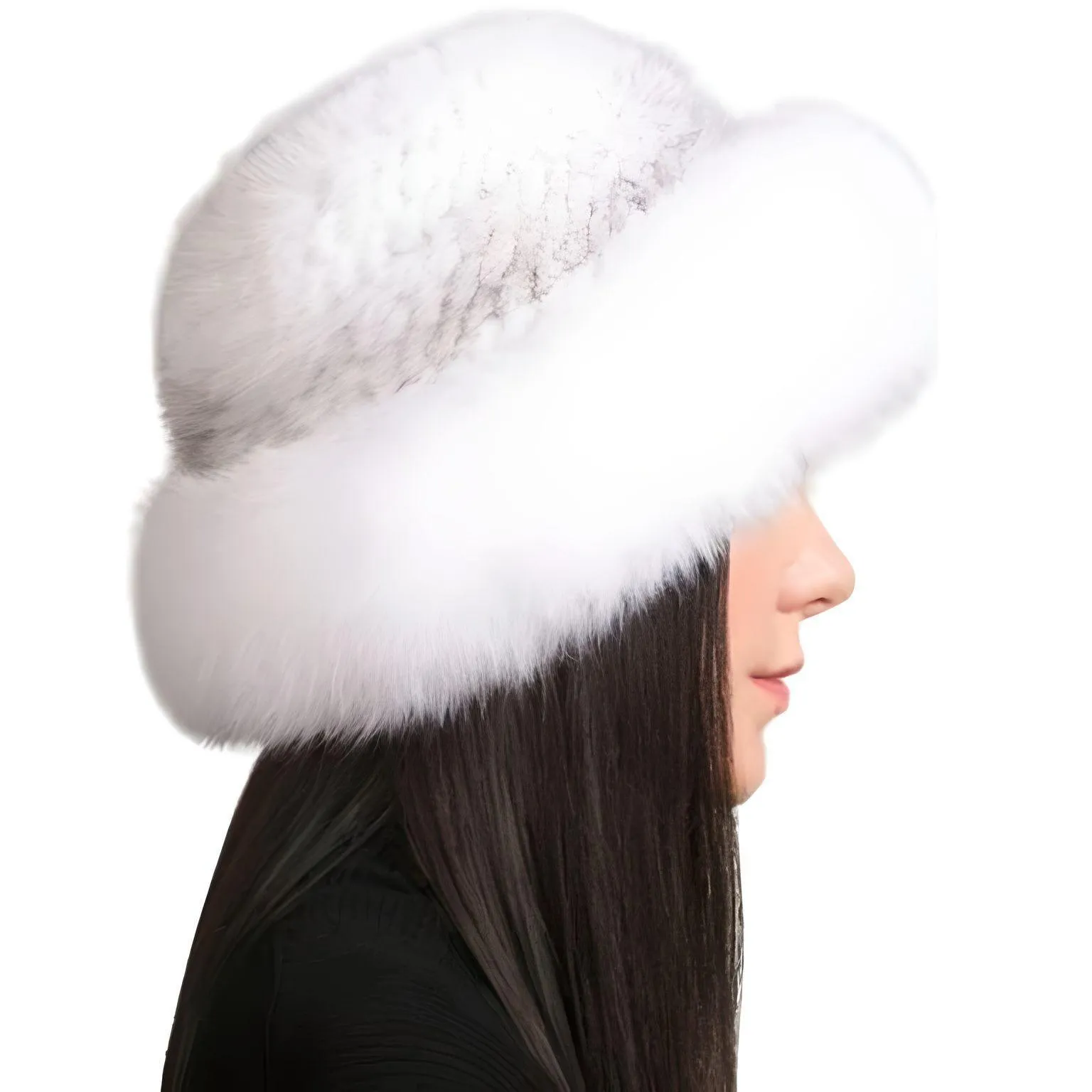 Genuine Real Natural Knitted Mink Fur Hat Cap Luxury Women's Knit Fashion Winter Headwear Warm Real Fox Fur Hats