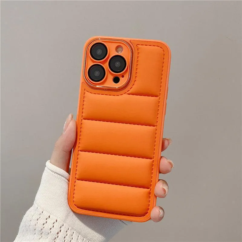 Golden Lens Puffer iPhone Case