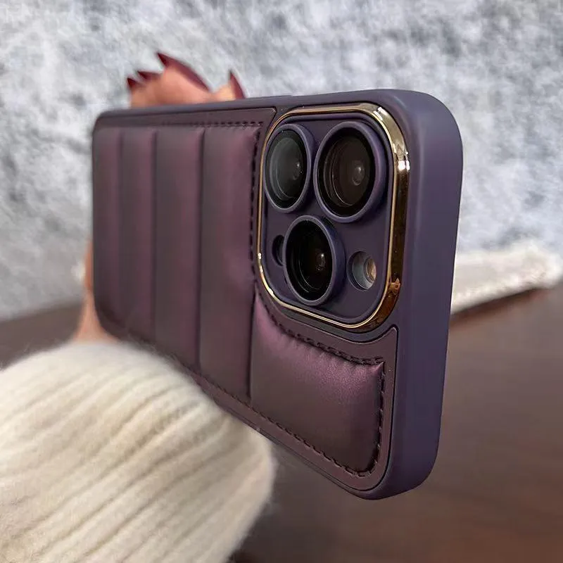 Golden Lens Puffer iPhone Case