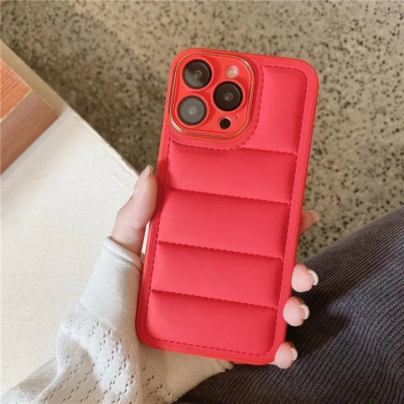 Golden Lens Puffer iPhone Case