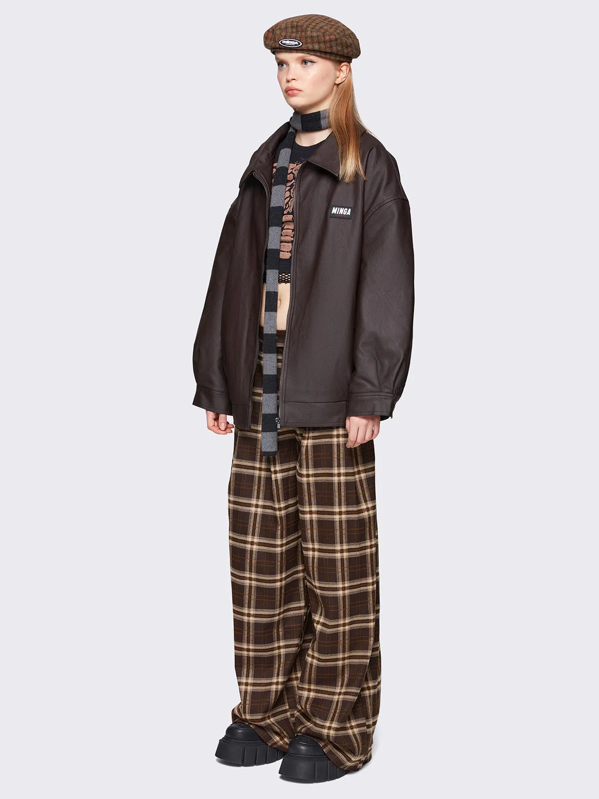 Hari Plaid Grandpa Pants