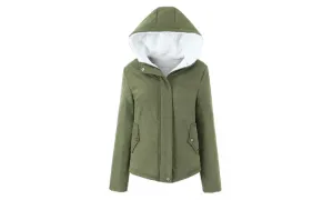 Hooded Cotton-Padded Jacket