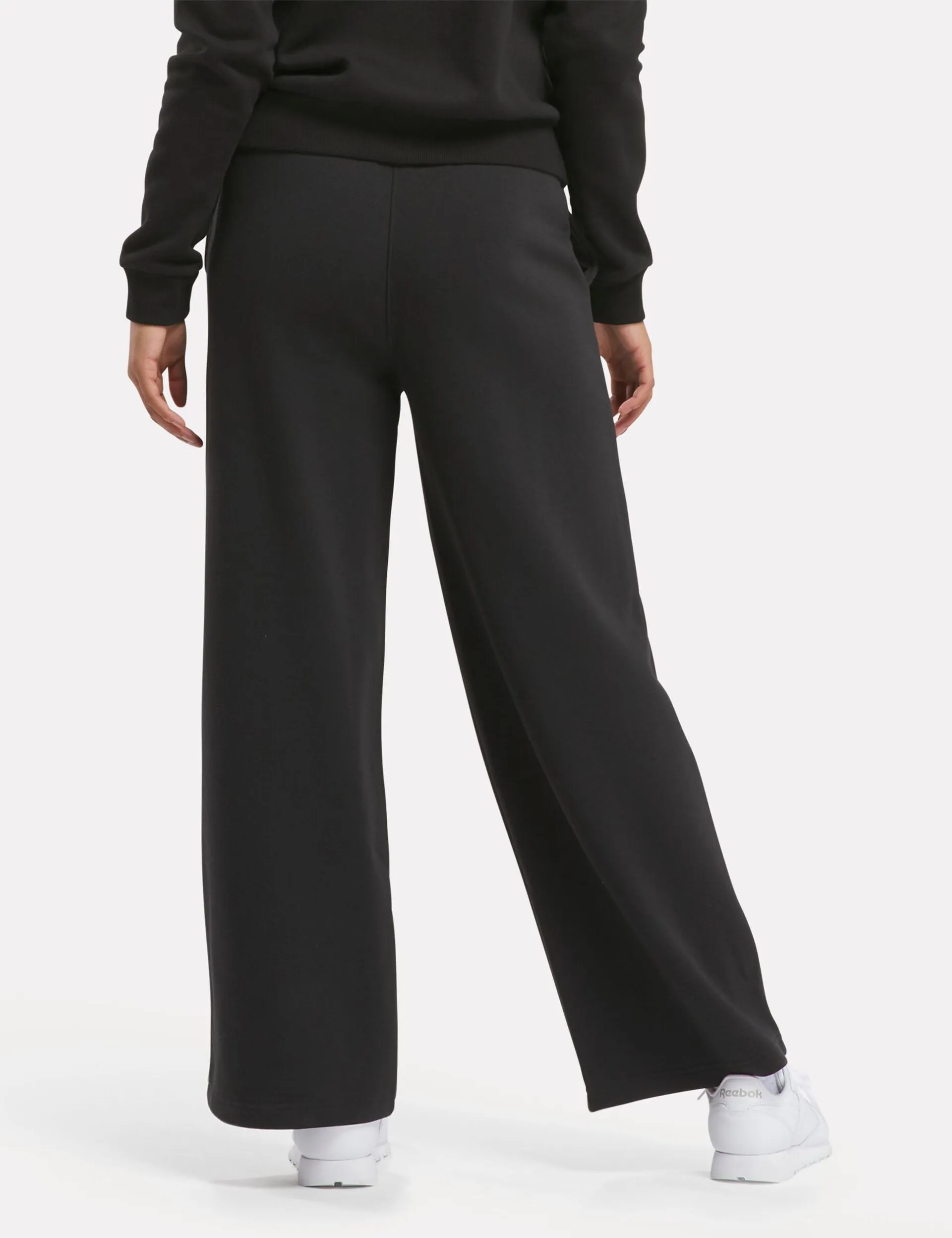 Identity Fleece Wide Leg Pants - Black