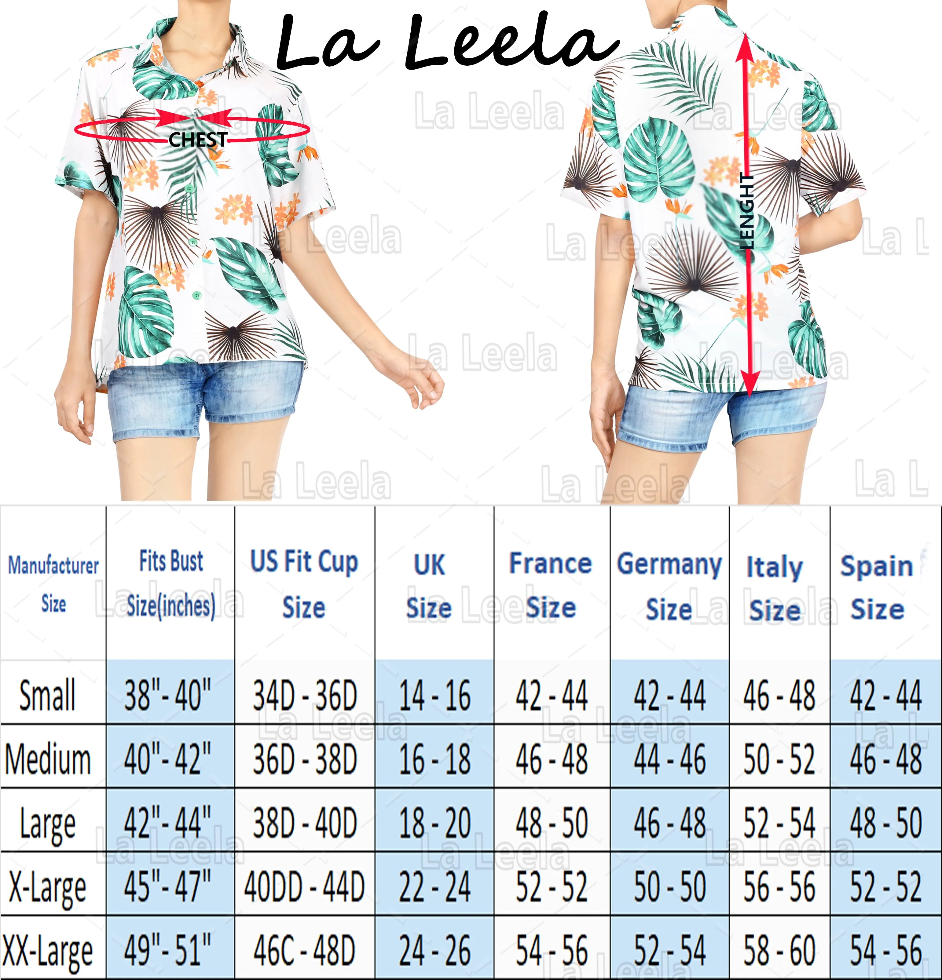 La Leela Women's Causal Halloween Skull Cross & Pirates Printed Bright Blue Shirt