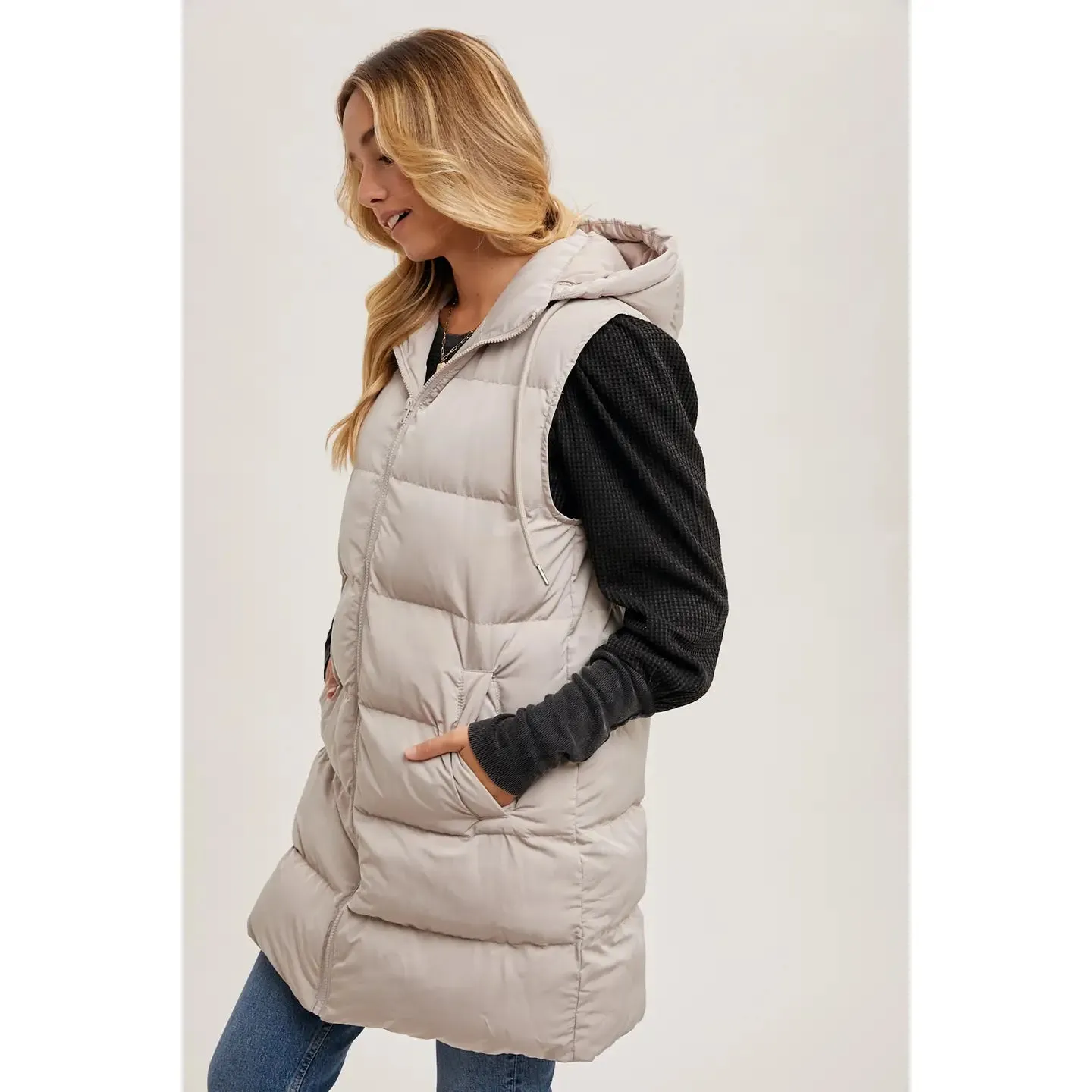 Maeve Longline Puffer Vest