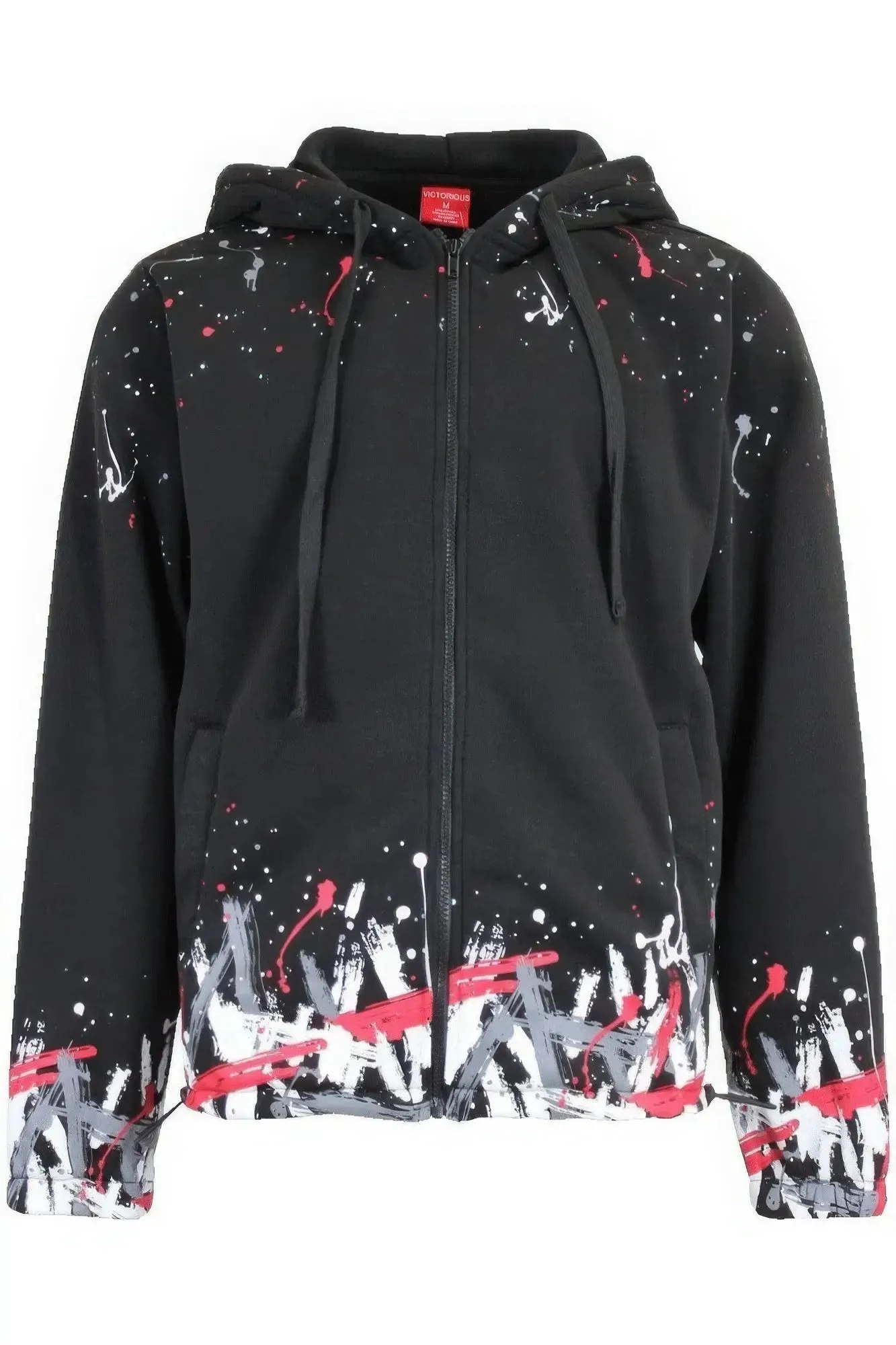 Men's Paint Splatter Fleece Set comfortable fleece outfit