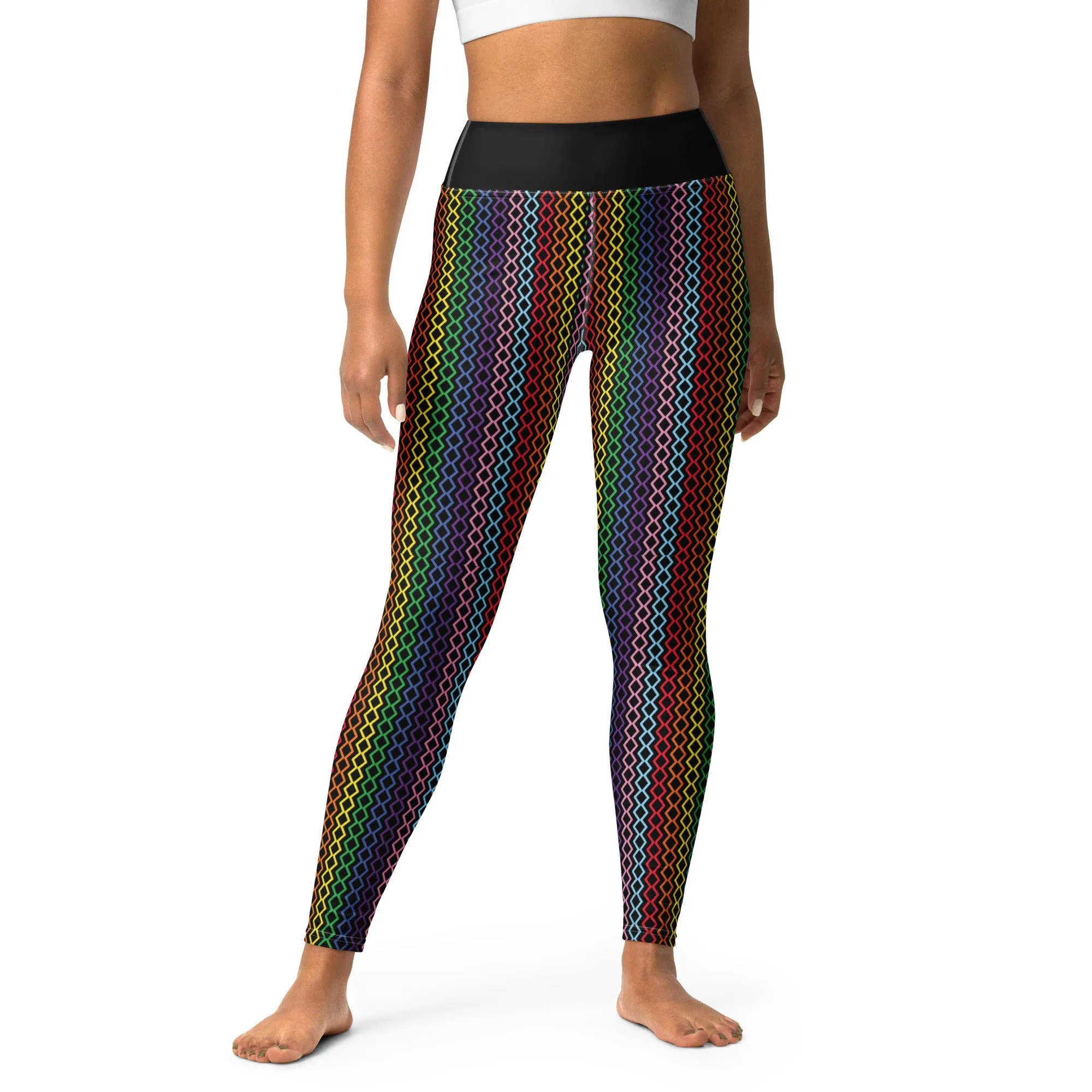 Modern Rainbow Women's Yoga Leggings