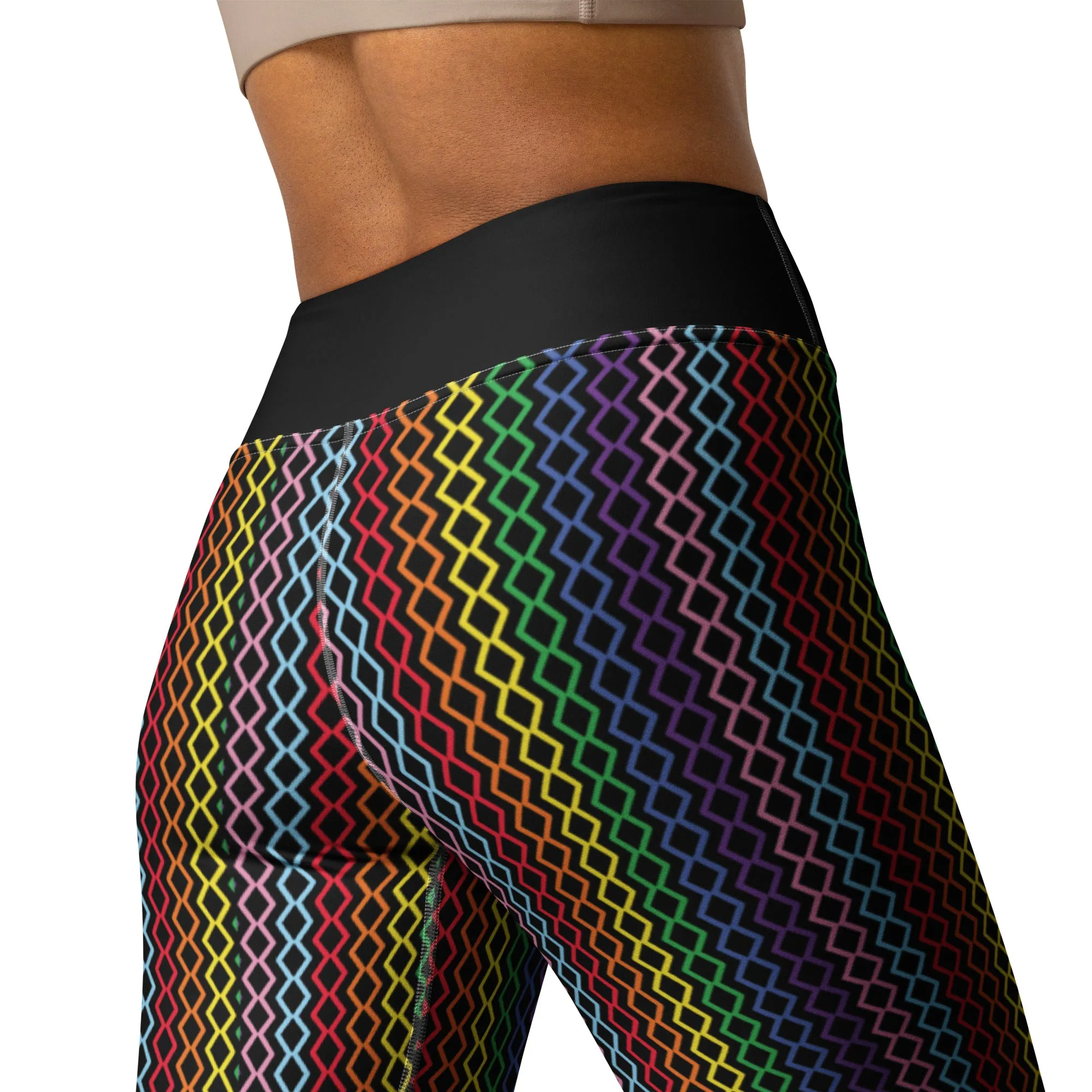 Modern Rainbow Women's Yoga Leggings