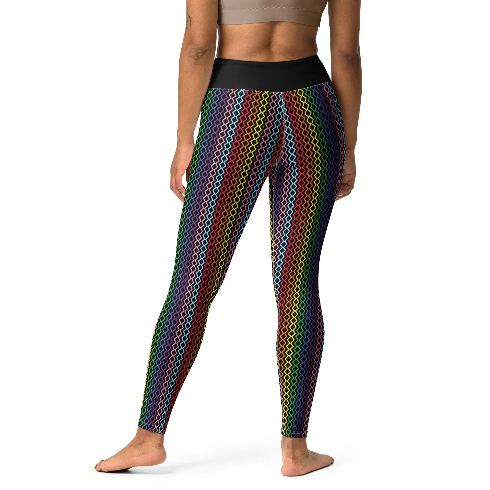 Modern Rainbow Women's Yoga Leggings