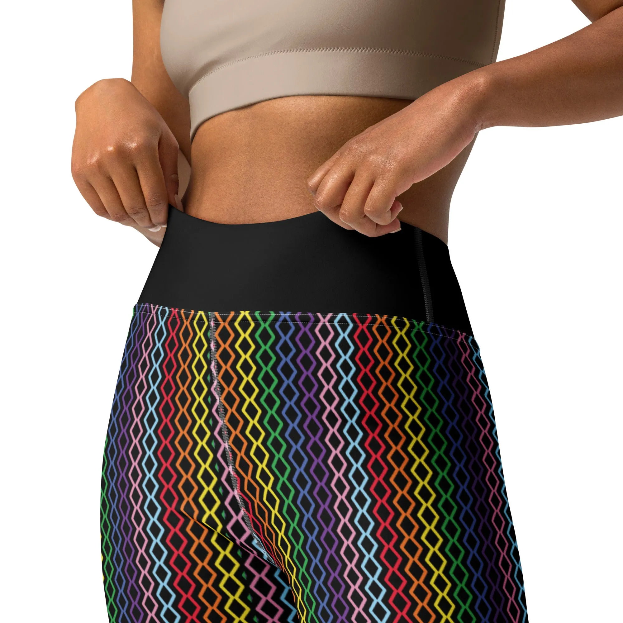 Modern Rainbow Women's Yoga Leggings