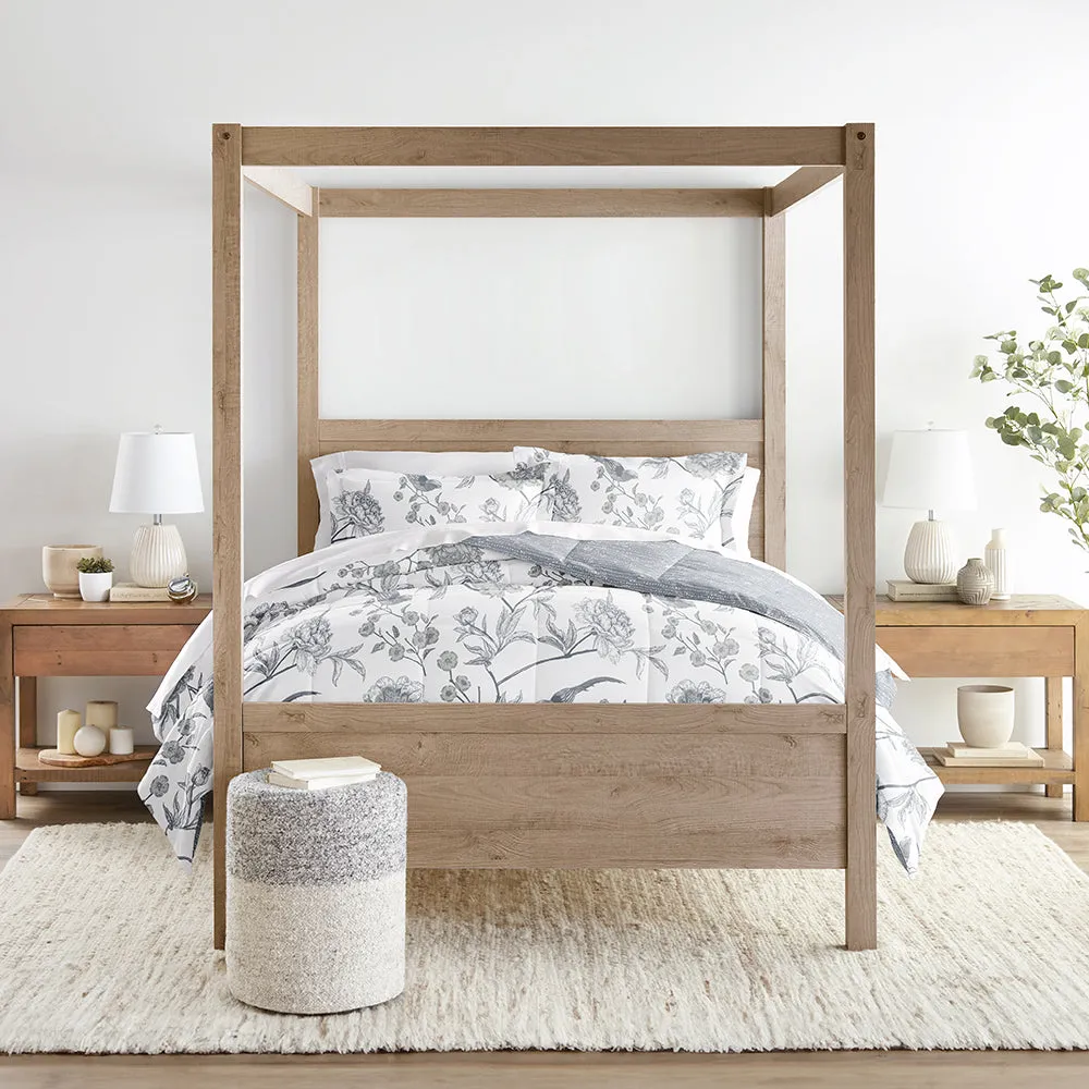 Molly Botanicals Reversible Down-Alternative Comforter Set