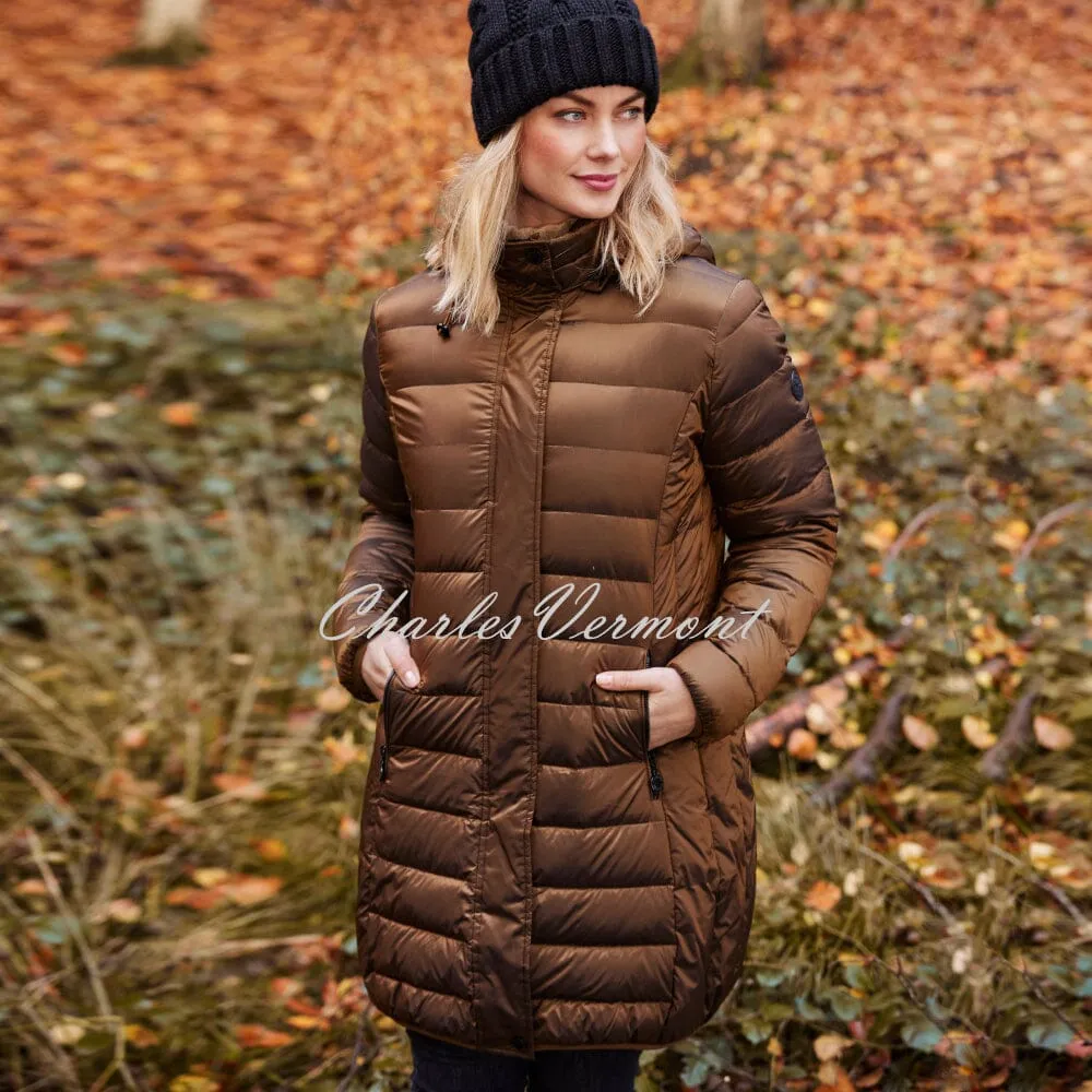 Normann Padded Coat - Style 8323-410-18 (Russet Brown)